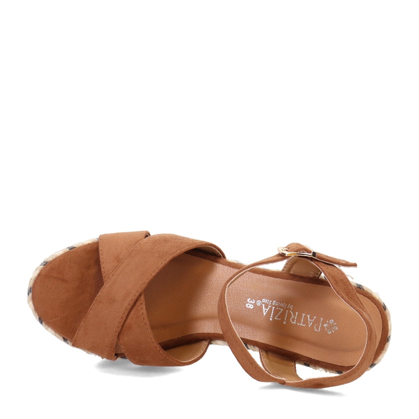 Peltz Shoes Women's Patrizia Sloane Sandal Brown SLOANE-BR