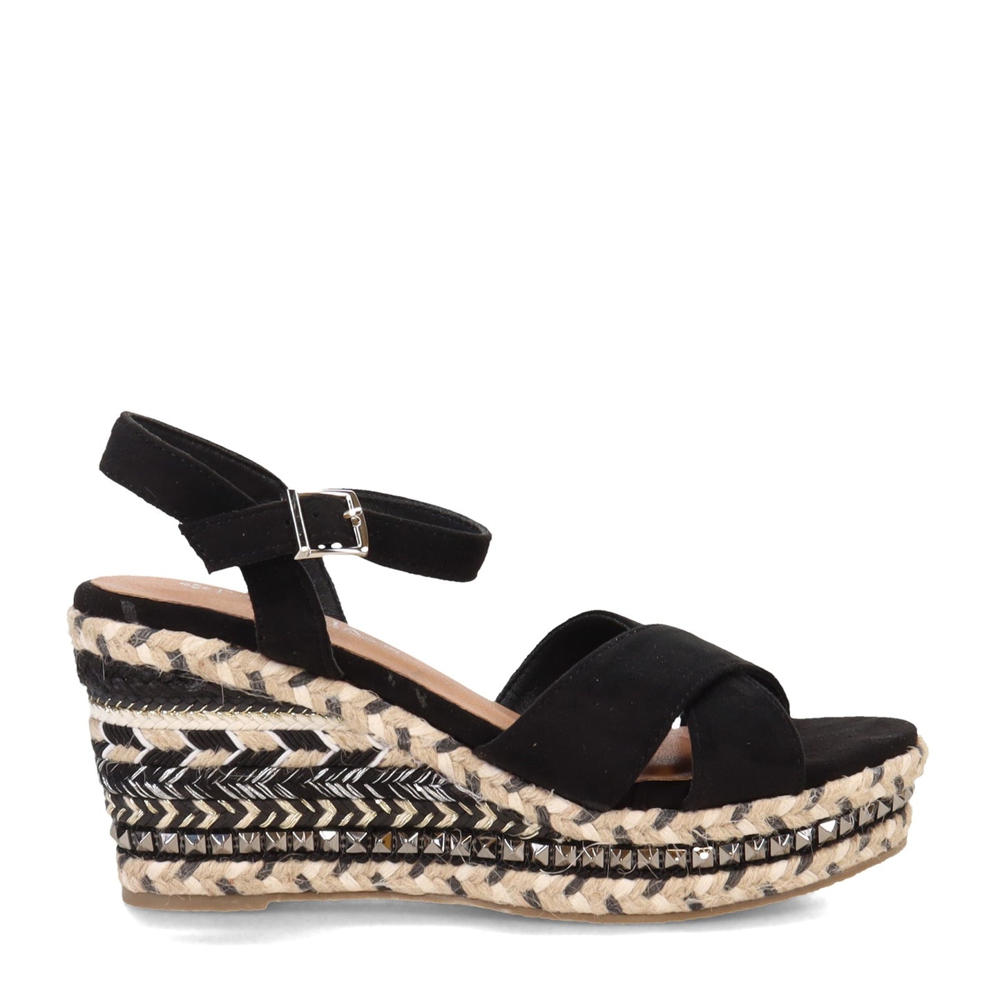 Peltz Shoes Women's Patrizia Sloane Sandal Black SLOANE-B