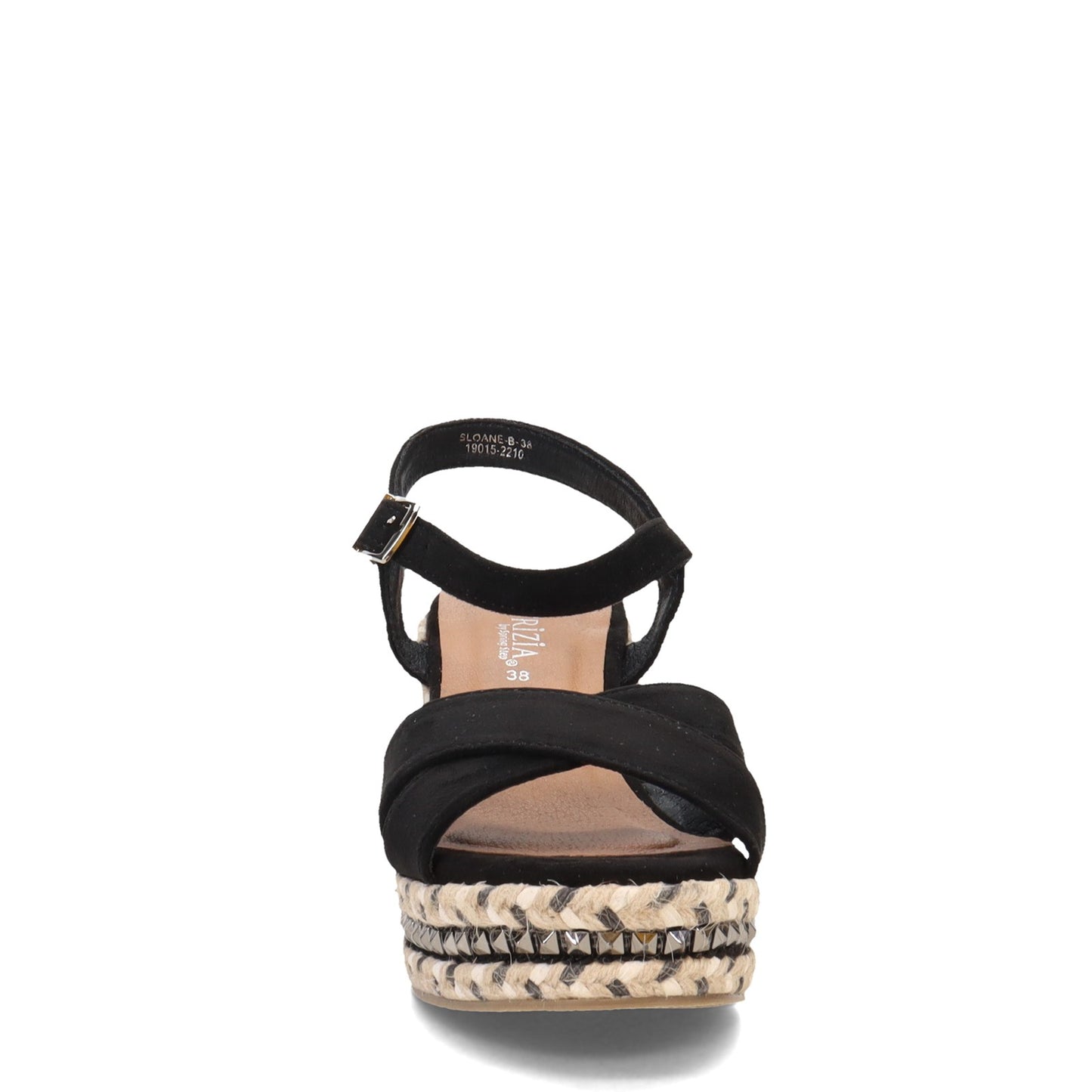 Peltz Shoes Women's Patrizia Sloane Sandal Black SLOANE-B