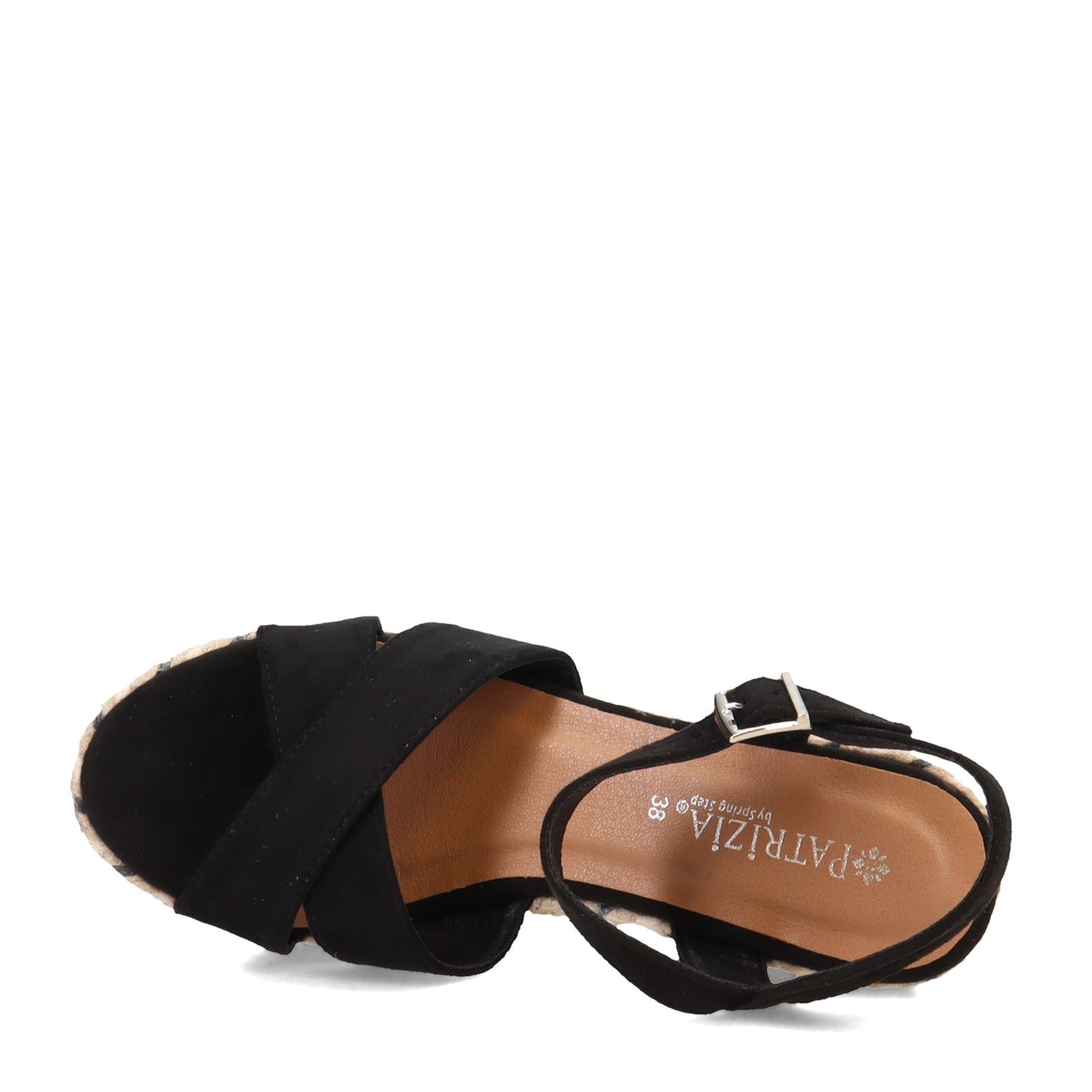 Peltz Shoes Women's Patrizia Sloane Sandal Black SLOANE-B