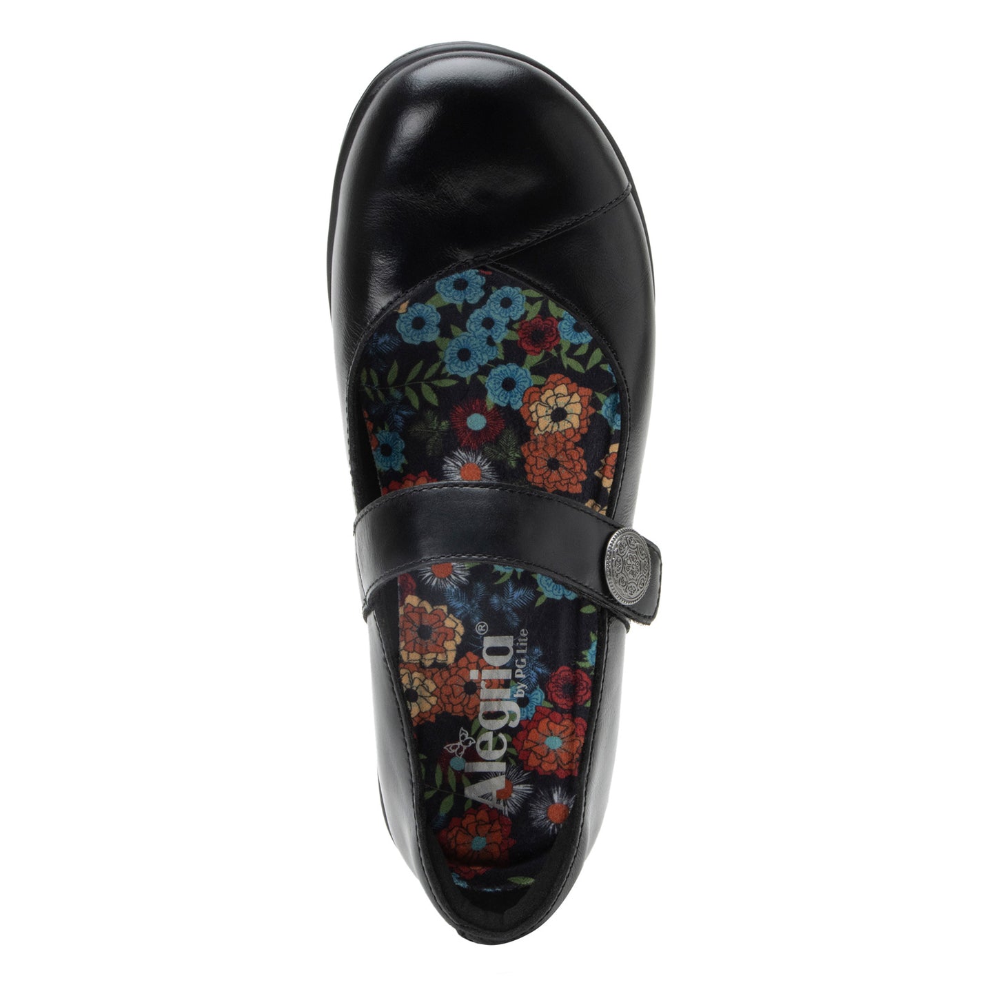Peltz Shoes Women's Alegria Sofi Mary Jane Noir SOF-8156