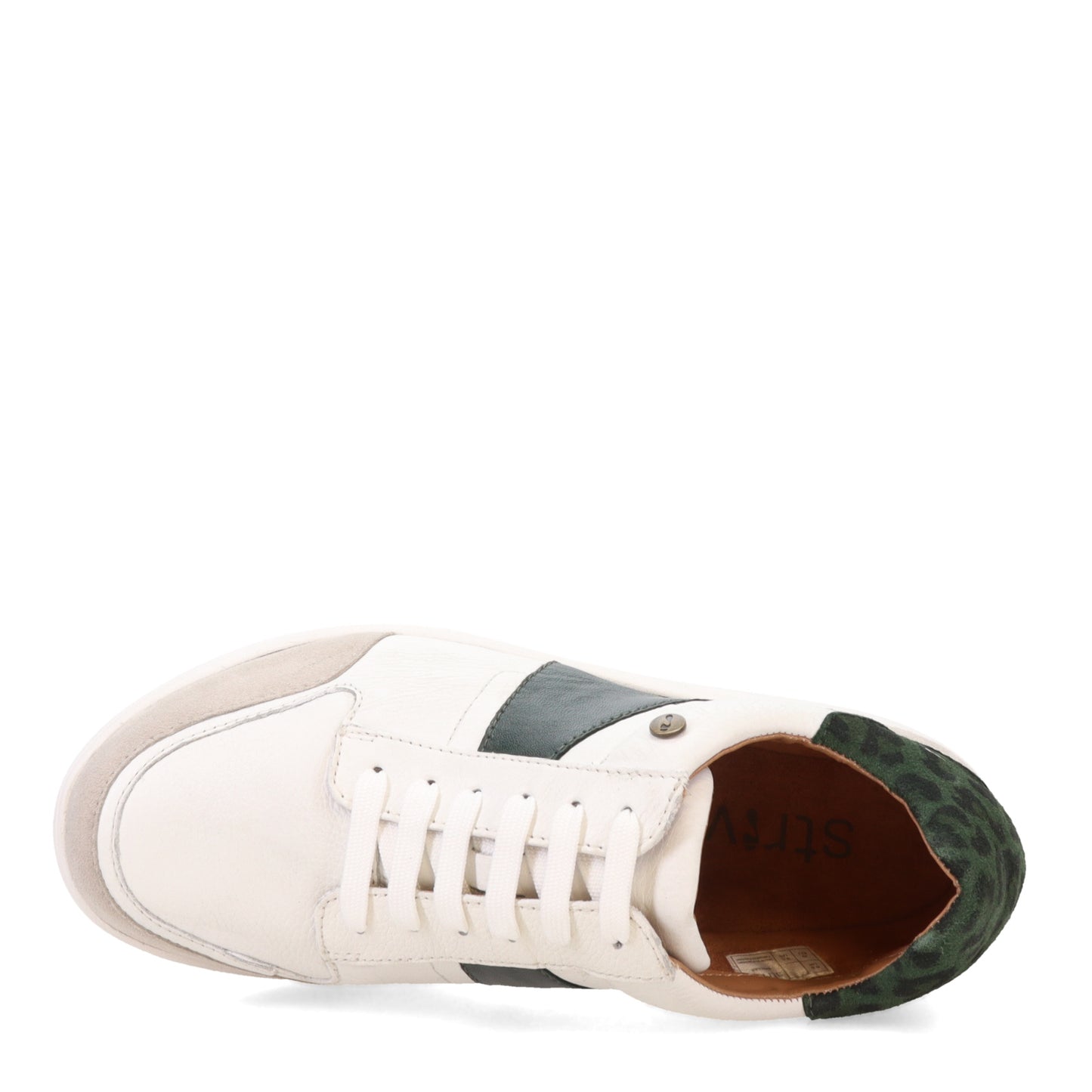Peltz Shoes Women's Strive Stellar Sneaker WHITE JADE STELLAR-WHITE