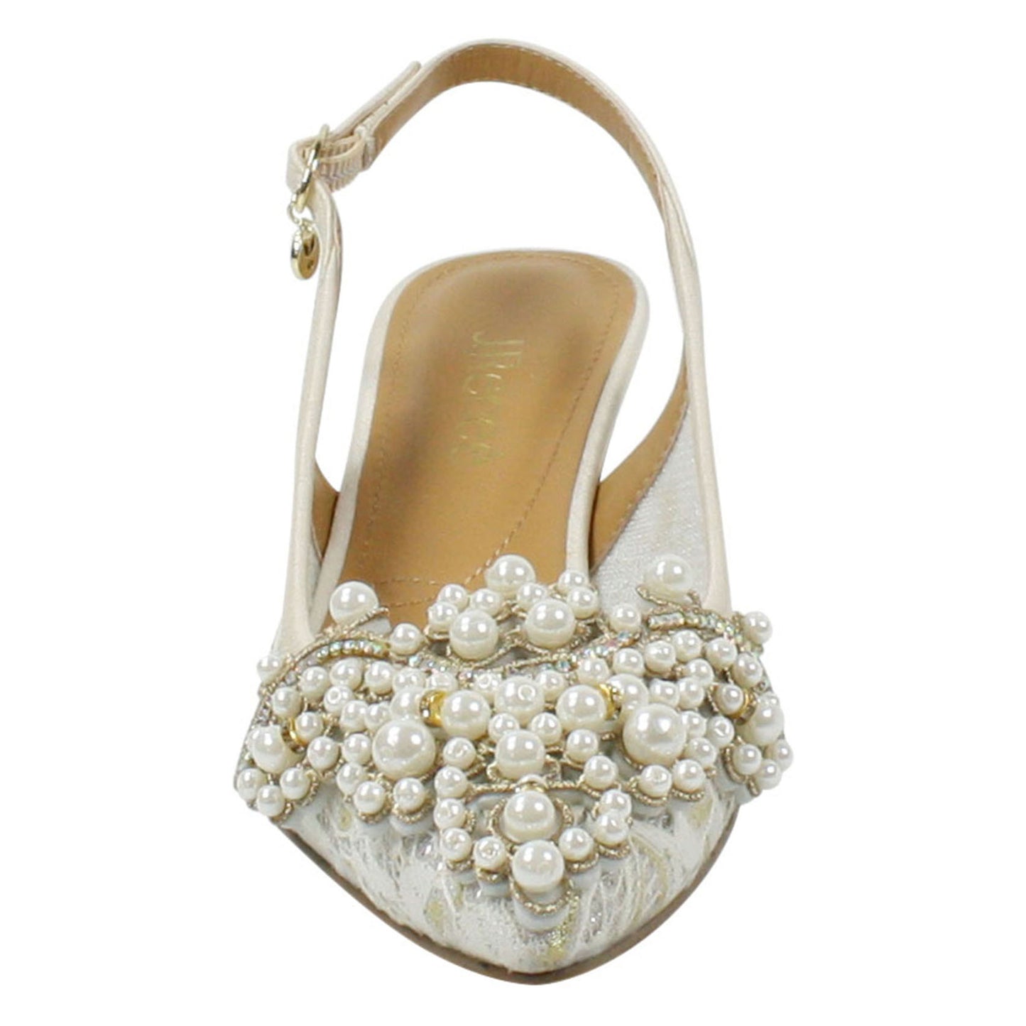 Peltz Shoes Women's J Renee Strovanni Pump Ivory STROVA-FAIVG