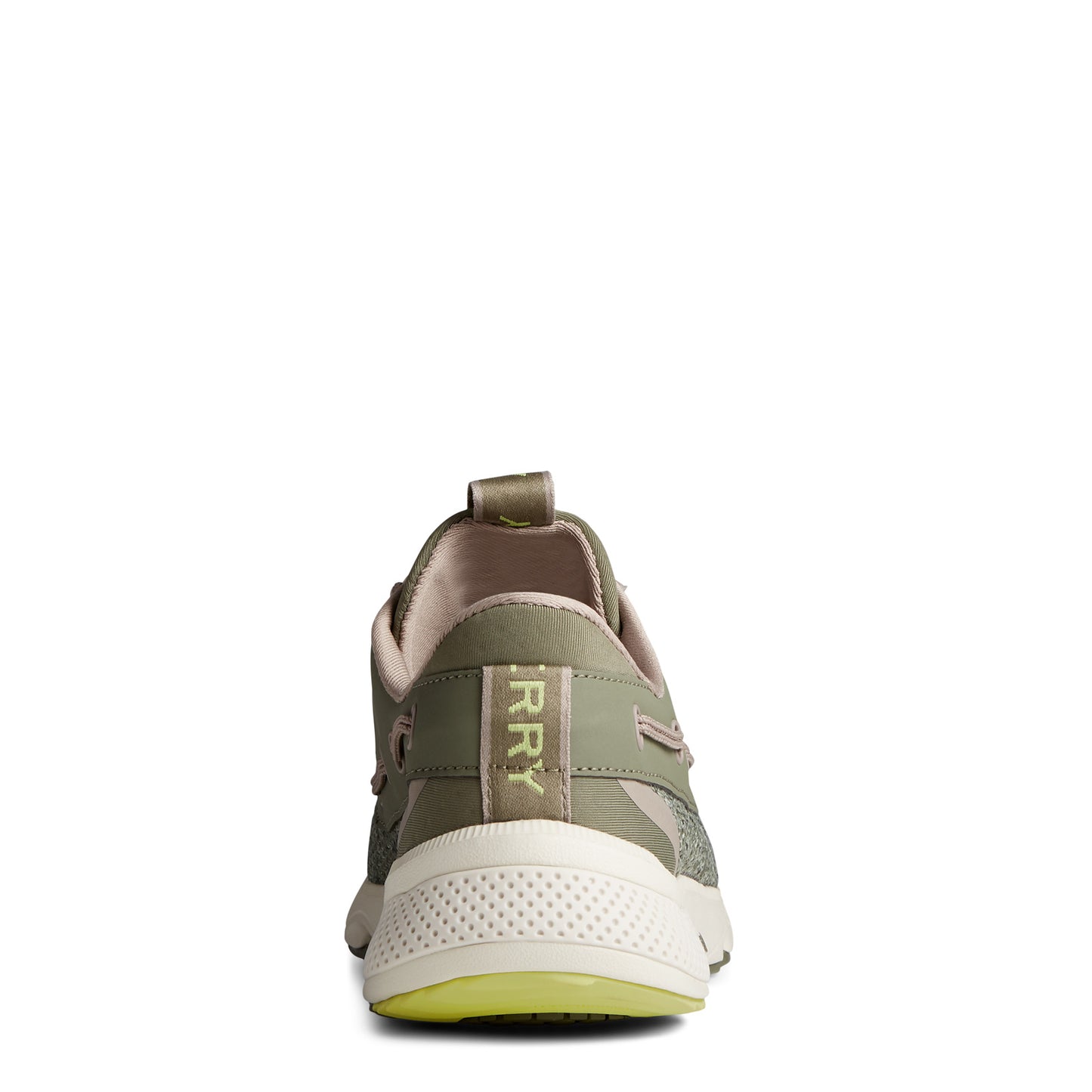 Peltz Shoes Men's Sperry 7 Seas 3 Eye Sneaker HEATHERED OLIVE STS23383