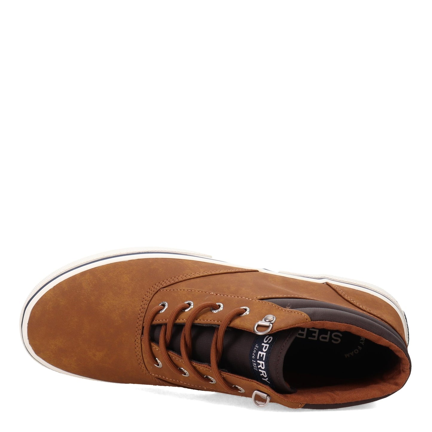 Peltz Shoes Men's Sperry Halyard Storm Chukka TAN BROWN STS23668