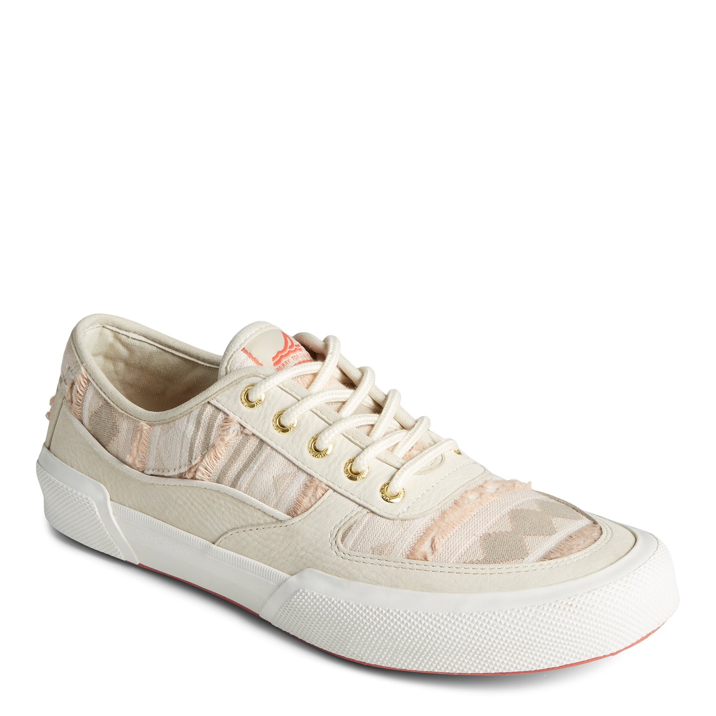 Peltz Shoes Men's Sperry Soletide Sneaker TAUPE MULTI STS23834