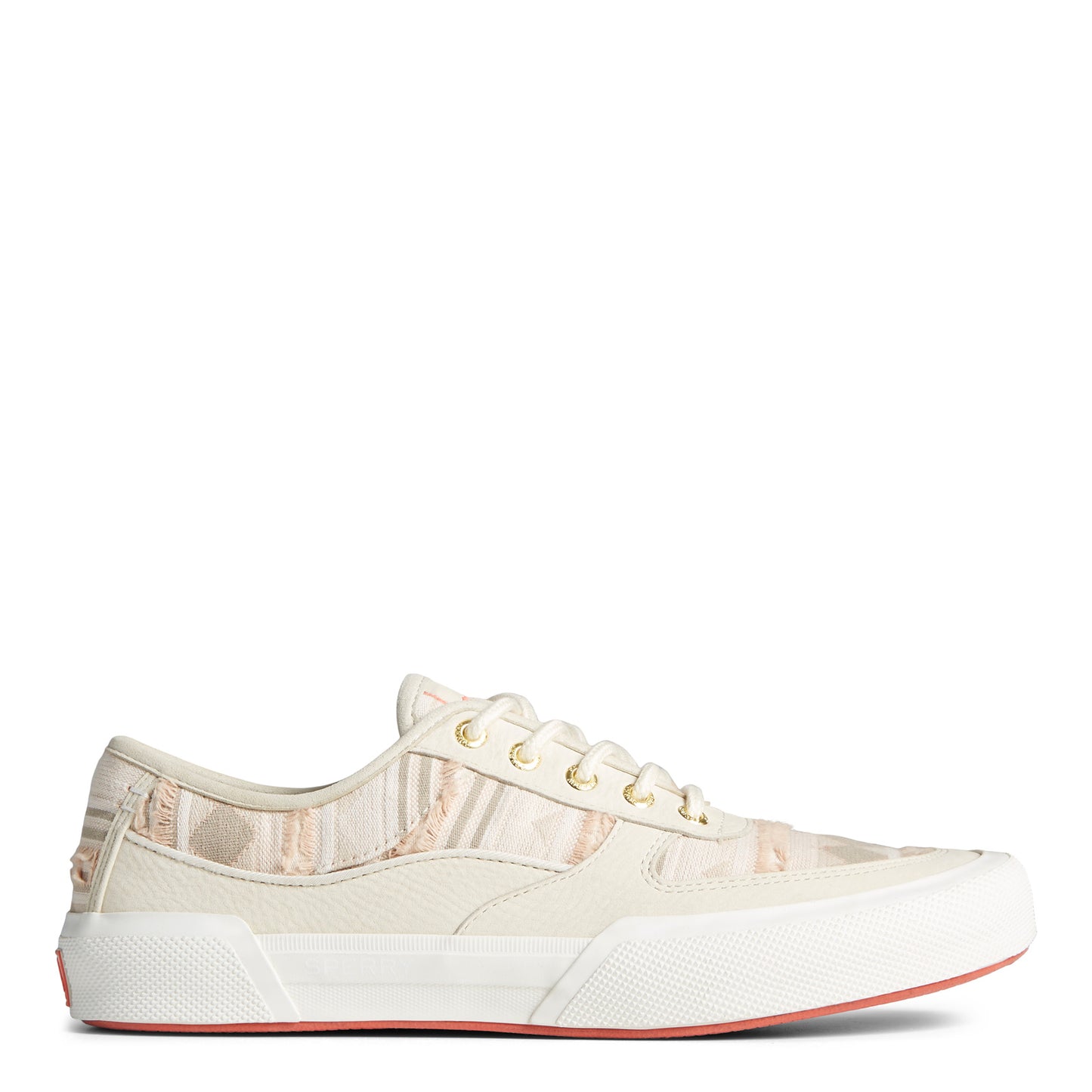 Peltz Shoes Men's Sperry Soletide Sneaker TAUPE MULTI STS23834