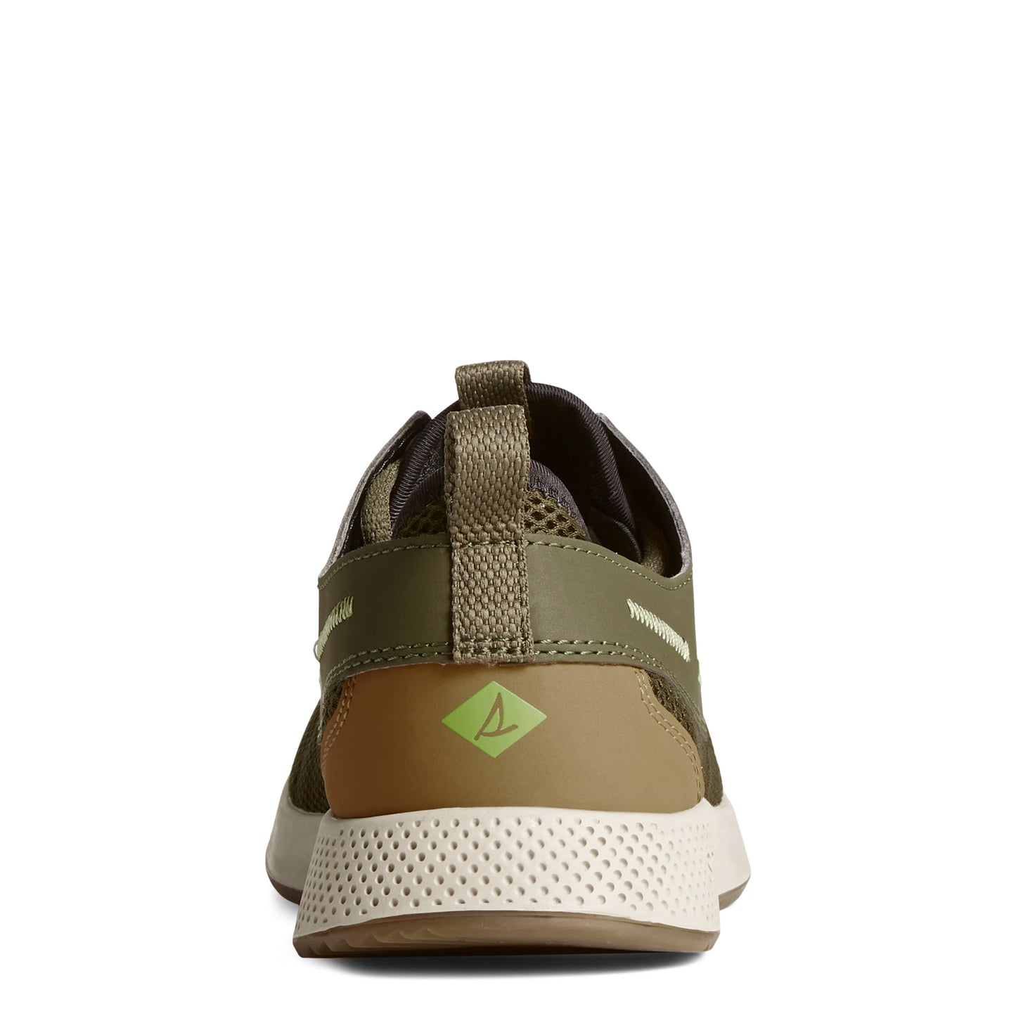 Peltz Shoes Men's Sperry 7 Seas Sport Cupsole Sneaker OLIVE STS23918