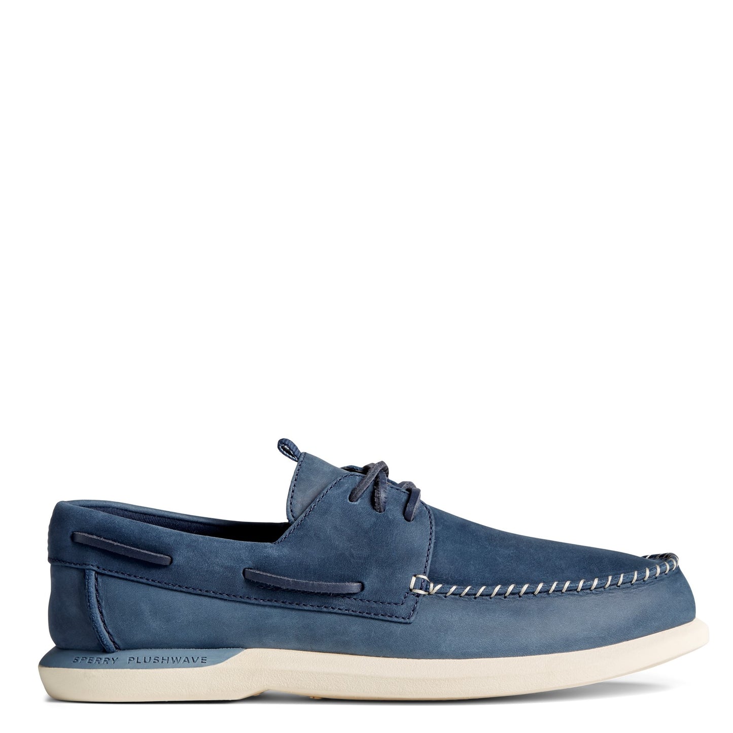 Peltz Shoes Men's Sperry Authentic Plushwave 2.0 Boat Shoe NAVY STS23941