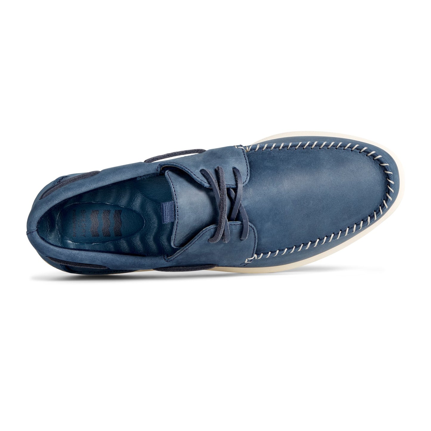 Peltz Shoes Men's Sperry Authentic Plushwave 2.0 Boat Shoe NAVY STS23941