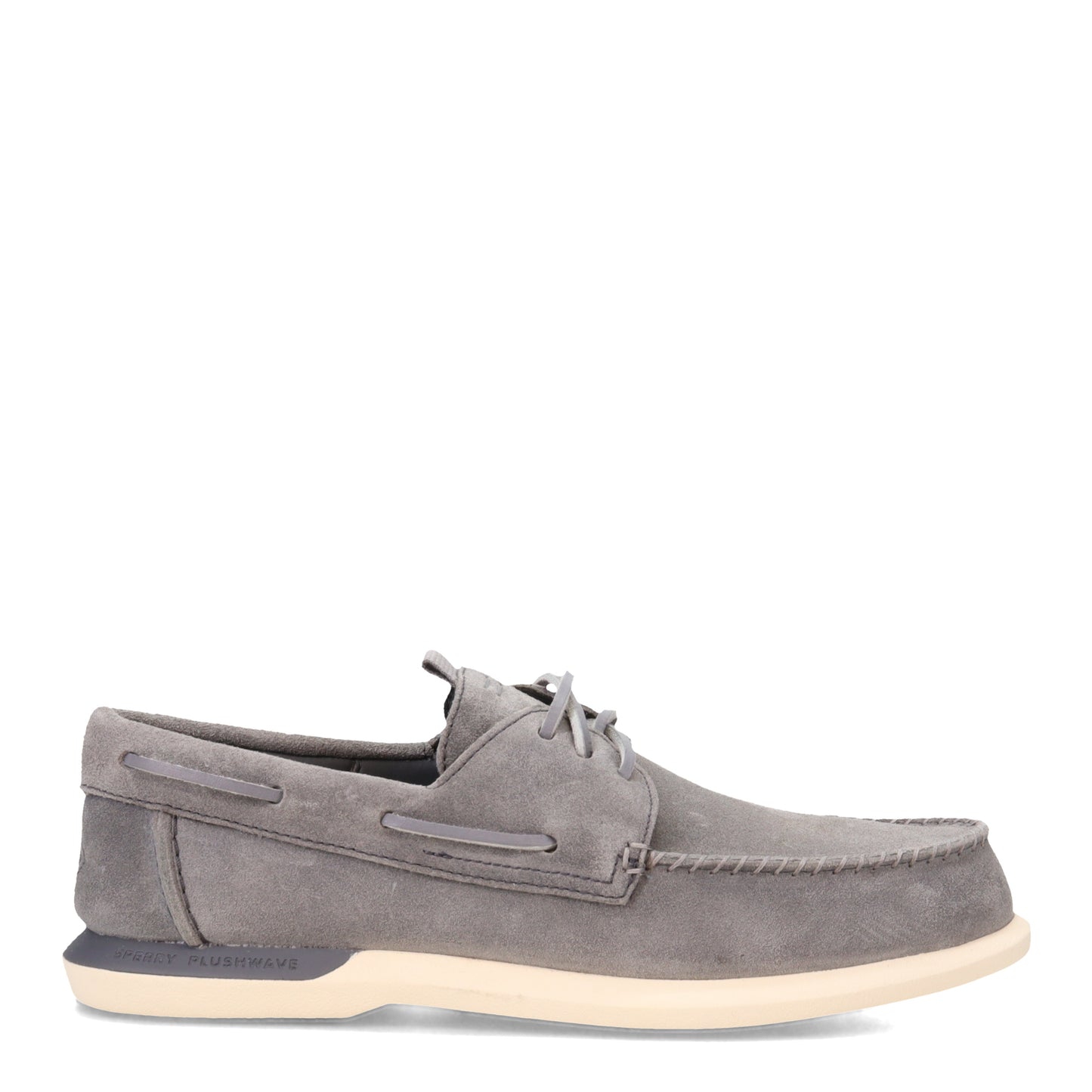 Peltz Shoes Men's Sperry Gold Cup Authentic Original PLUSHWAVE 2.0 Boat Shoe GRAY STS24022