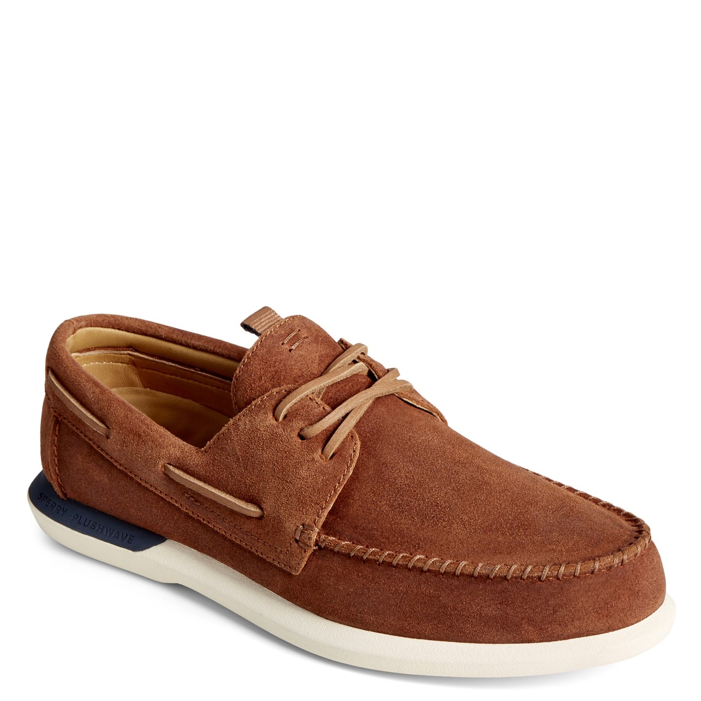 Peltz Shoes Men's Sperry Gold Cup Authentic Original PLUSHWAVE 2.0 Boat Shoe TAN STS24025
