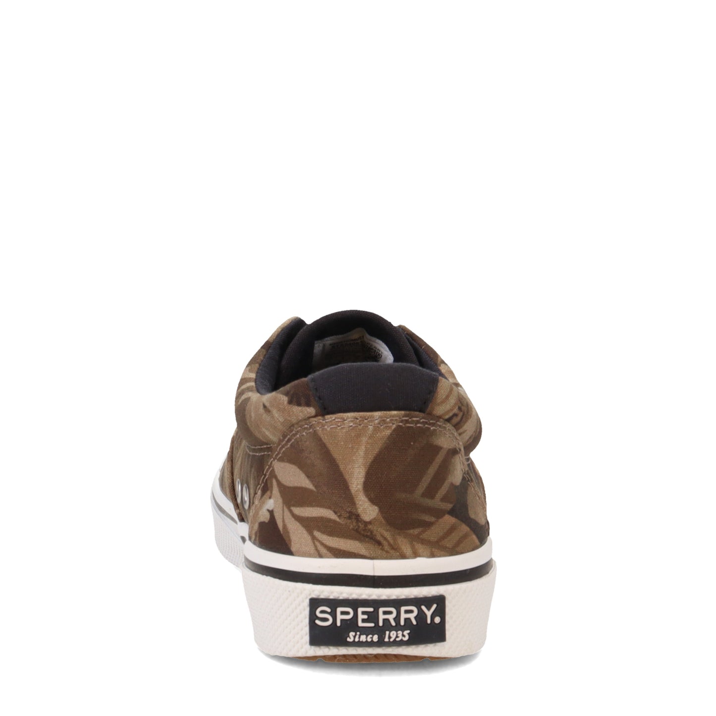 Peltz Shoes Men's Sperry Halyard CVO Sneaker BROWN LEAF STS24053