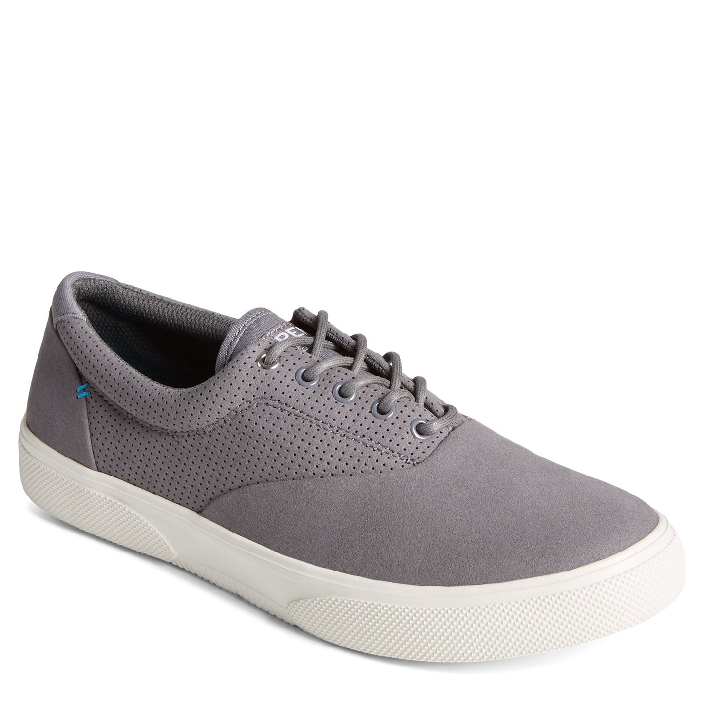 Peltz Shoes Men's Sperry Halyard CVO Plushstep Sneaker SPORT GREY STS24058
