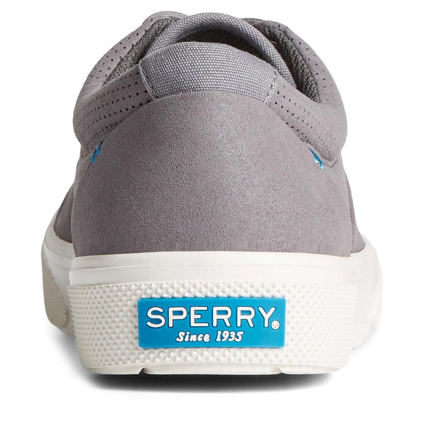 Peltz Shoes Men's Sperry Halyard CVO Plushstep Sneaker SPORT GREY STS24058