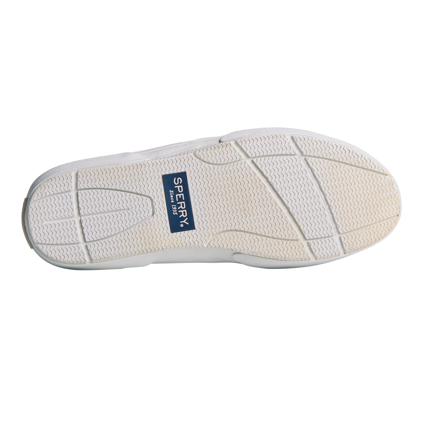 Peltz Shoes Men's Sperry Halyard Retro Sneaker WHITE STS24067