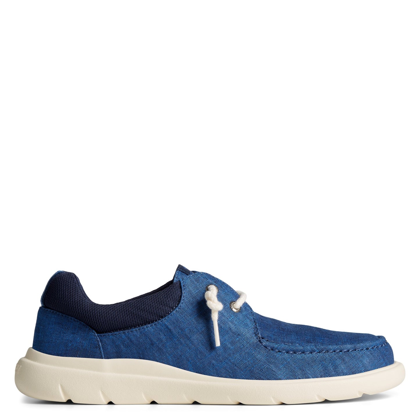 Peltz Shoes Men's Sperry Captain's Moc Slip-On CHAMBRAY BLUE STS24084