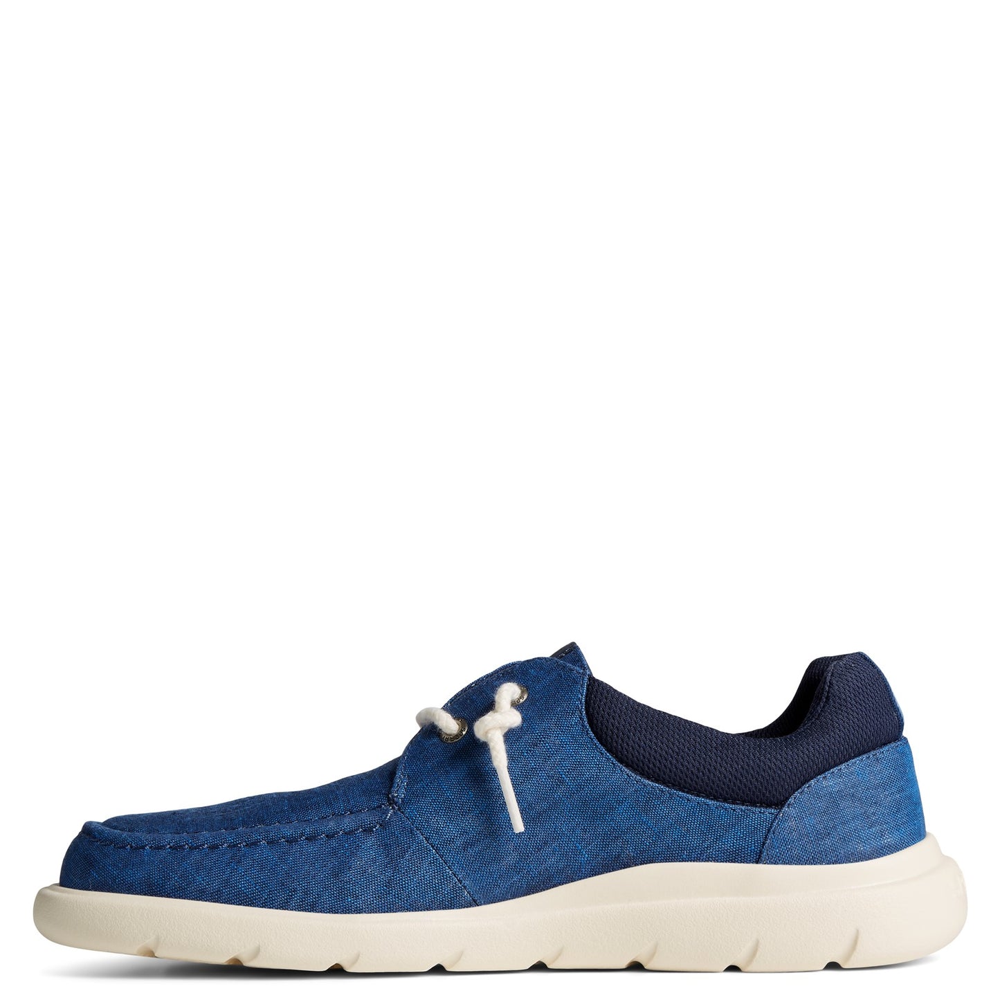 Peltz Shoes Men's Sperry Captain's Moc Slip-On CHAMBRAY BLUE STS24084