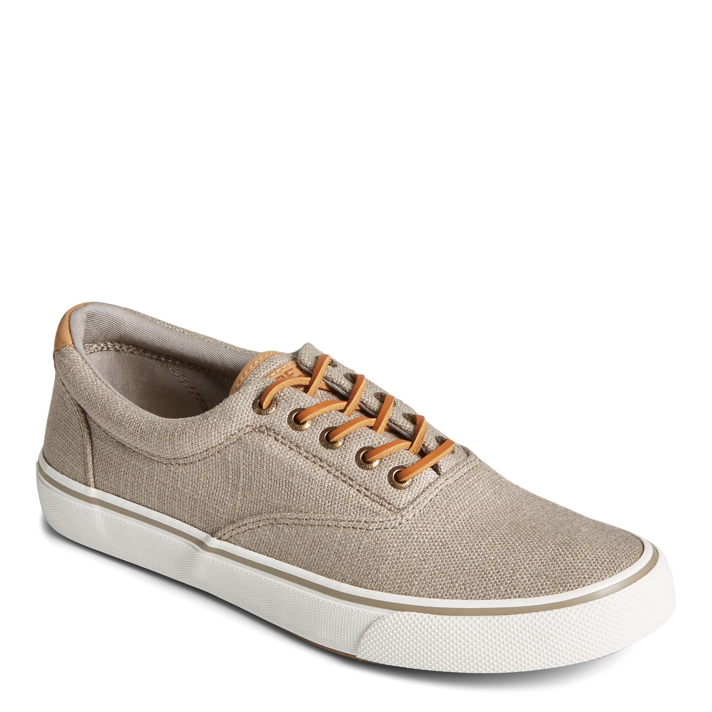 Peltz Shoes Men's Sperry Striper II CVO Hemp Sneaker TAUPE STS24178