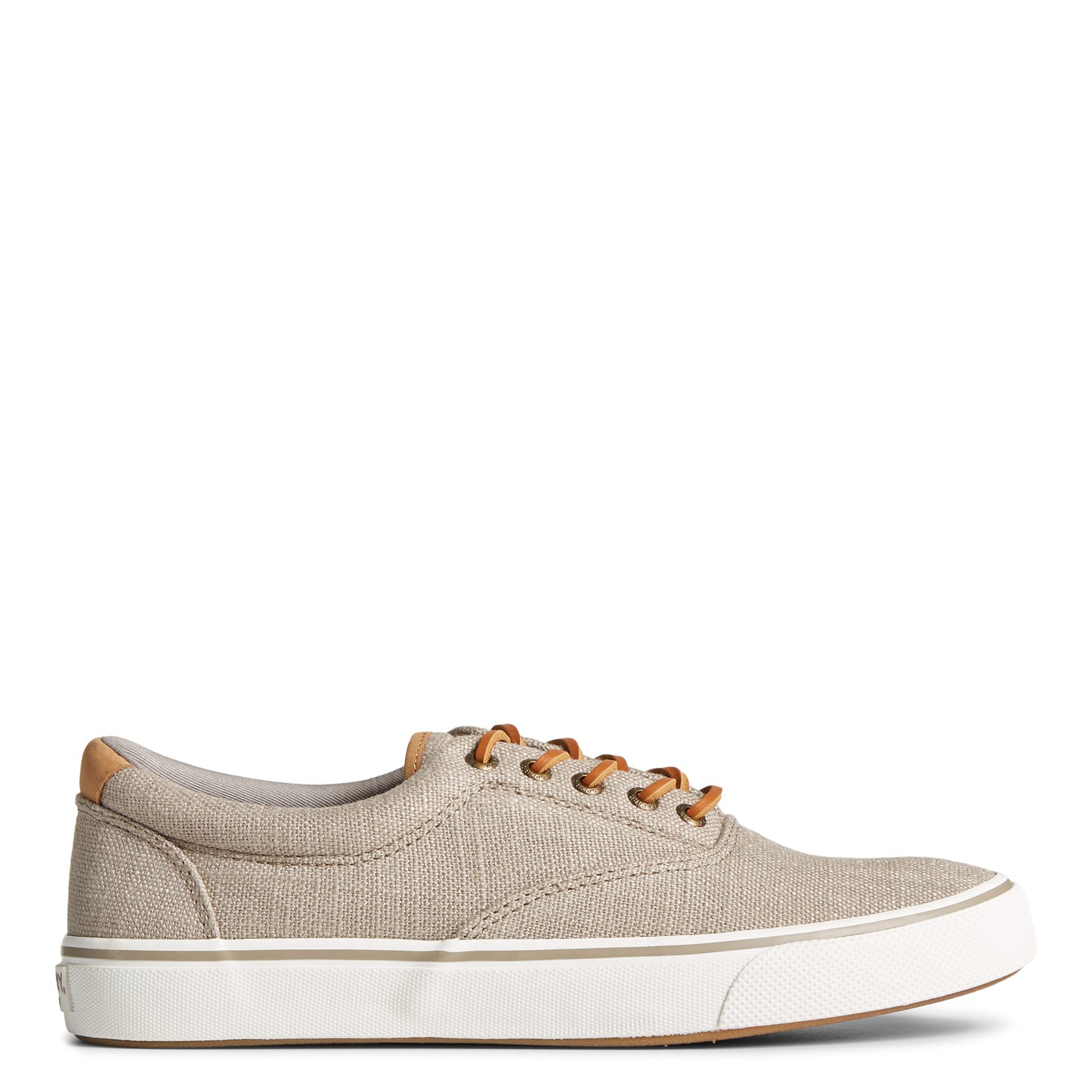 Peltz Shoes Men's Sperry Striper II CVO Hemp Sneaker TAUPE STS24178