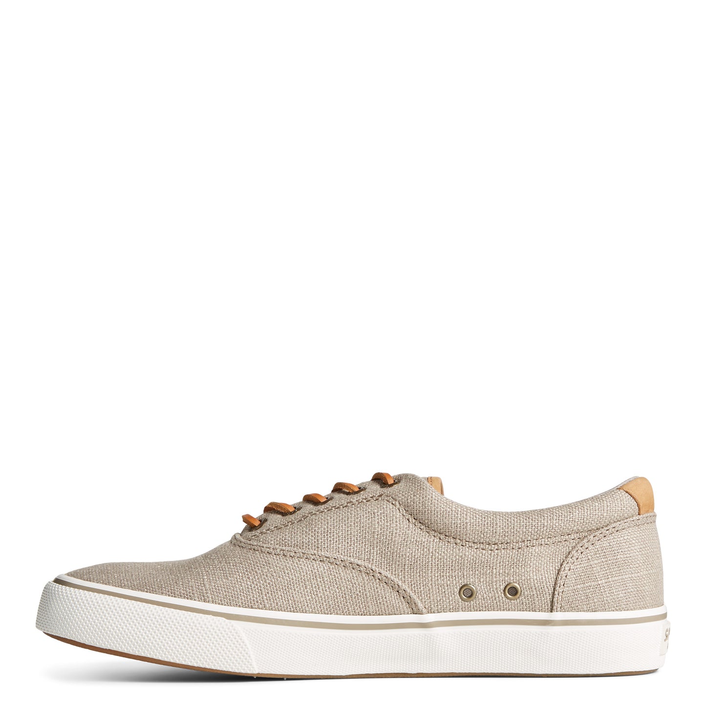 Peltz Shoes Men's Sperry Striper II CVO Hemp Sneaker TAUPE STS24178