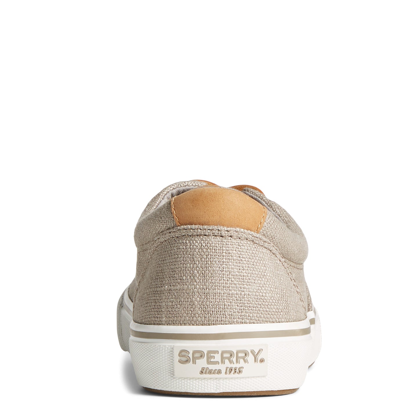 Peltz Shoes Men's Sperry Striper II CVO Hemp Sneaker TAUPE STS24178