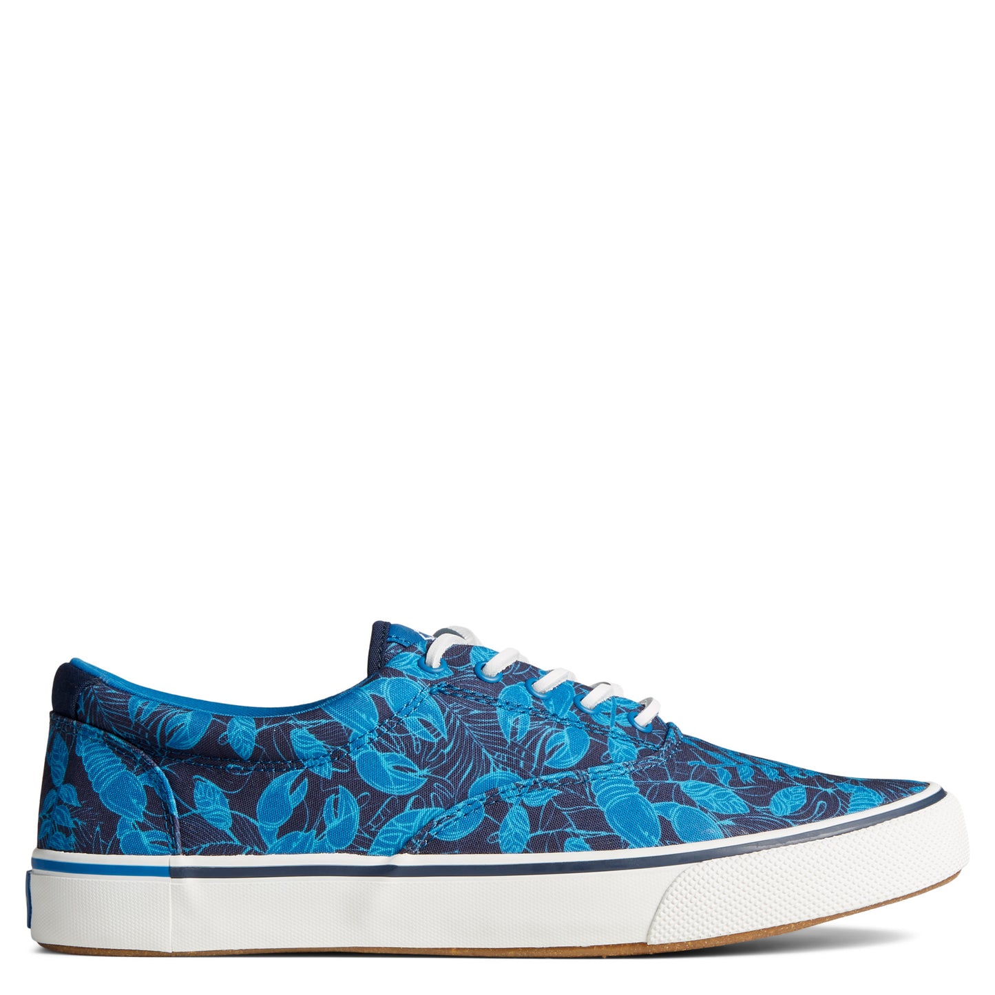 Peltz Shoes Men's Sperry Striper II CVO Sneaker BLUE MULTI STS24830