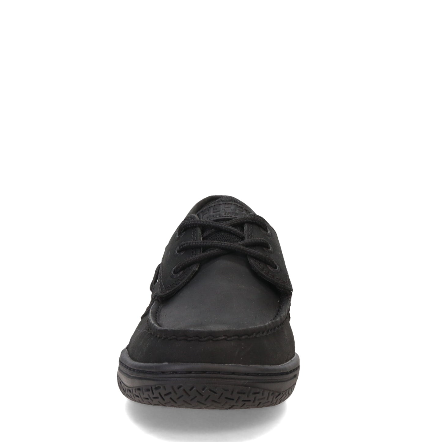 Peltz Shoes Men's Sperry Billfish 3 Eye Boat Shoe Blackout STS24997
