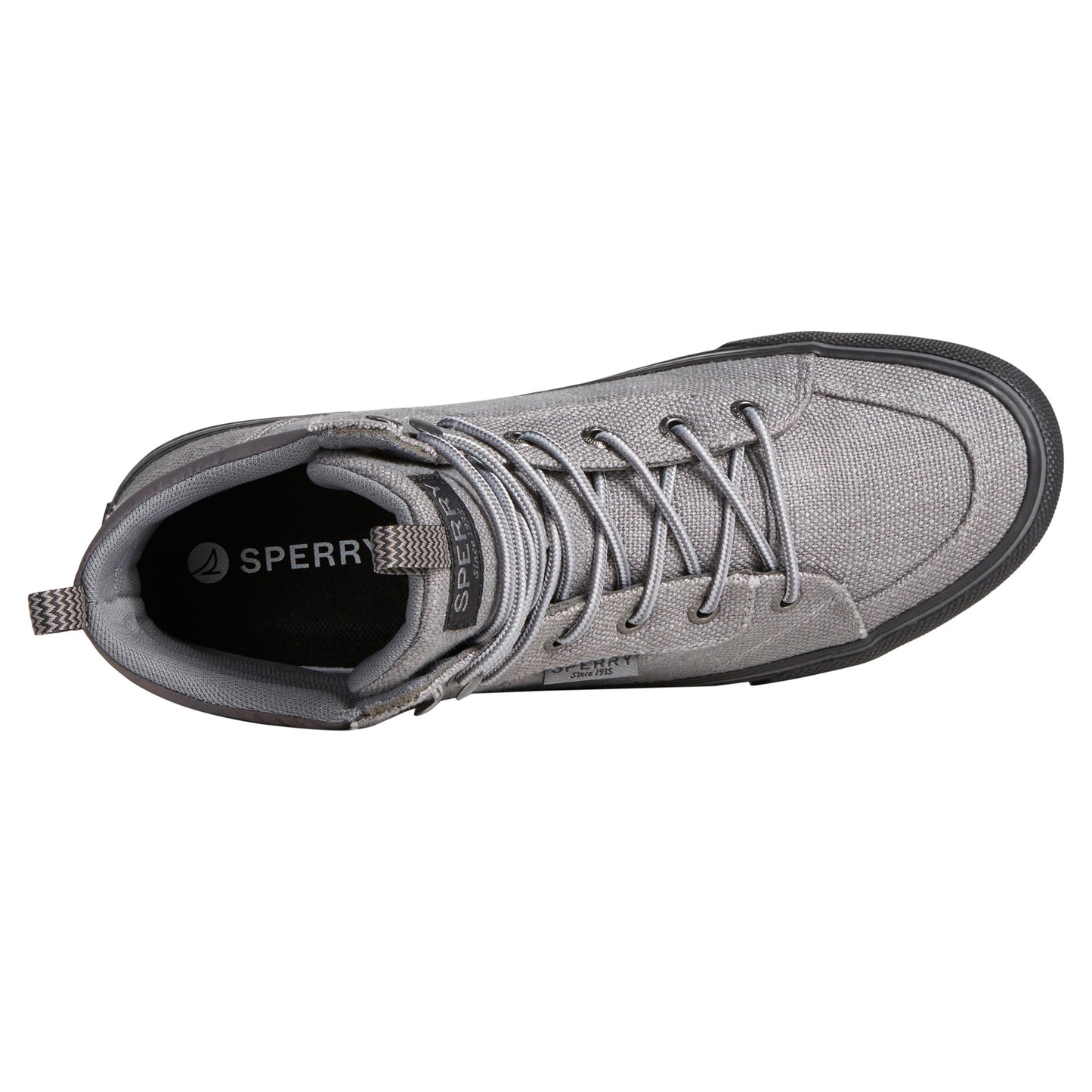 Peltz Shoes Men's Sperry Striper II Hiker SeaCycled Boot Grey STS25245
