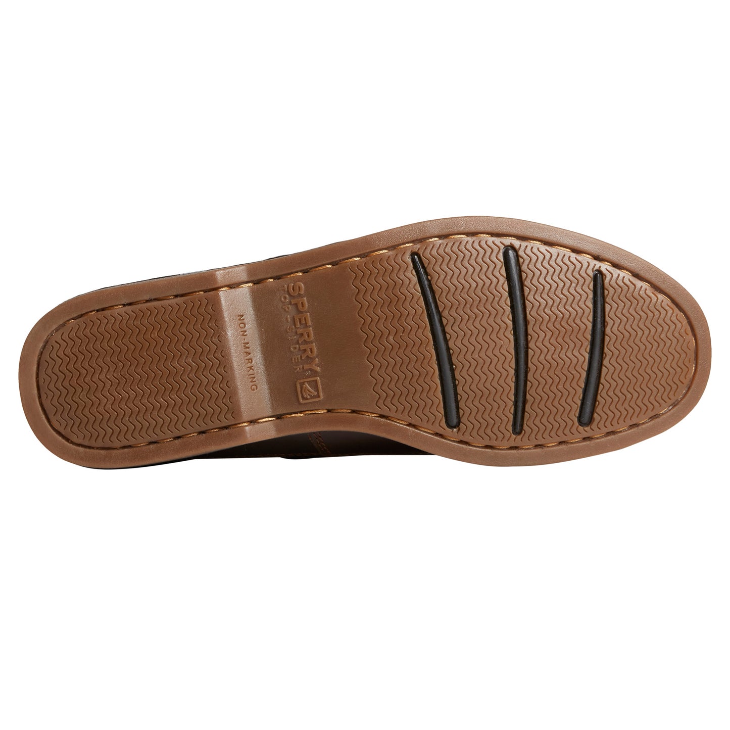Peltz Shoes Men's Sperry Gold Cup Mako 2 Eye Boat Shoe Amaretto STS25261