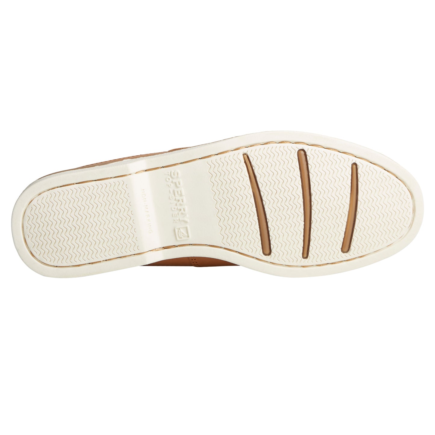 Peltz Shoes Men's Sperry Gold Cup Mako 2 Eye Boat Shoe Tan STS25262
