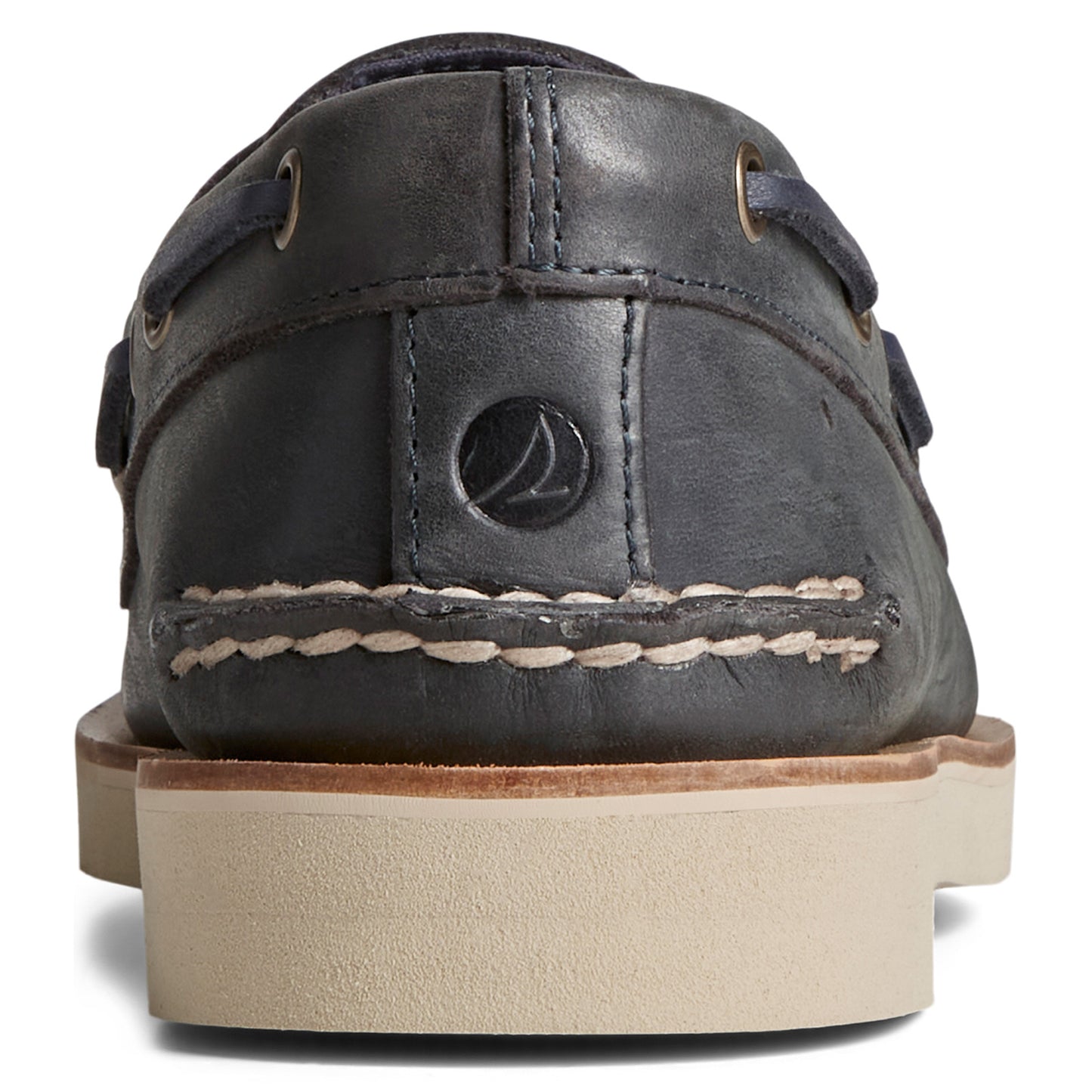 Peltz Shoes Men's Sperry Authentic Plushwave Double Sole Boat Shoe NAVY STS25284