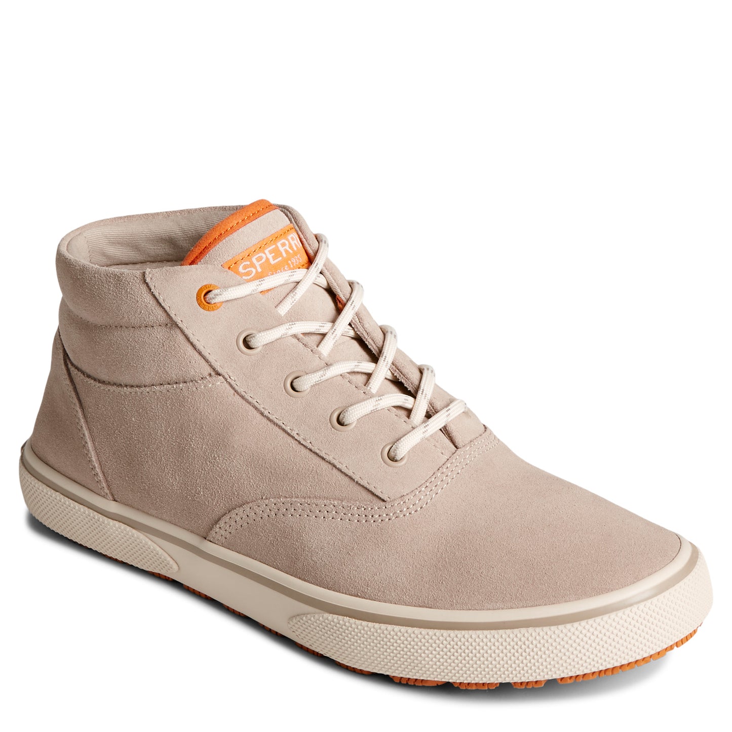 Peltz Shoes Men's Sperry Halyard Storm Chukka Grey STS25374