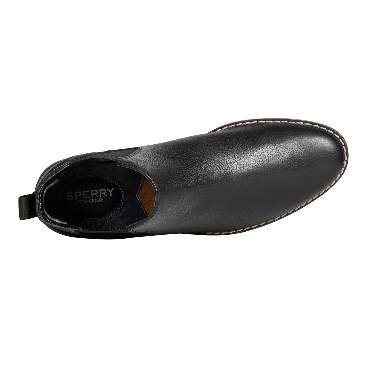 Peltz Shoes Men's Sperry Newman Chelsea Boot Black STS25405