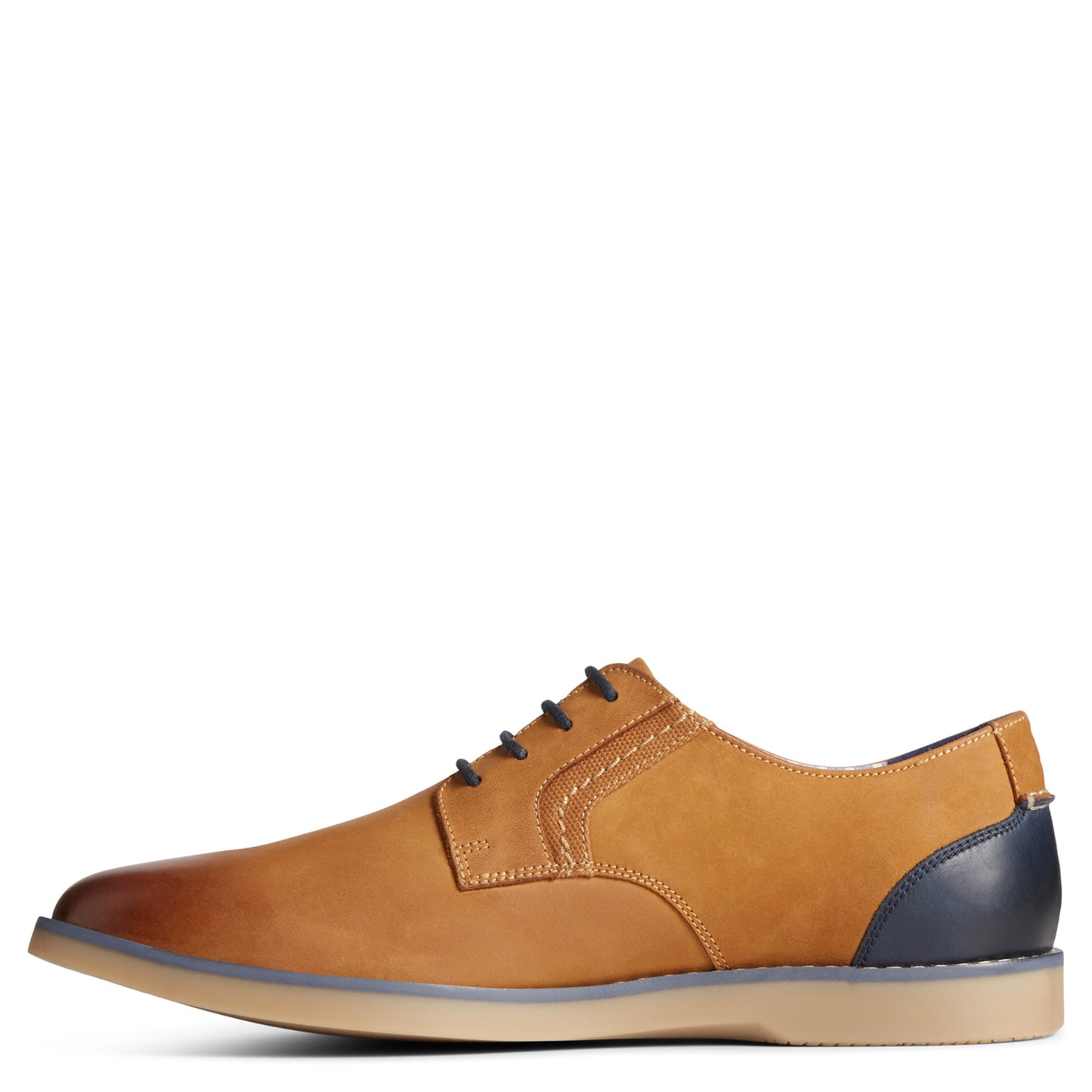 Peltz Shoes Men's Sperry Newman Oxford Tan Blue STS25408