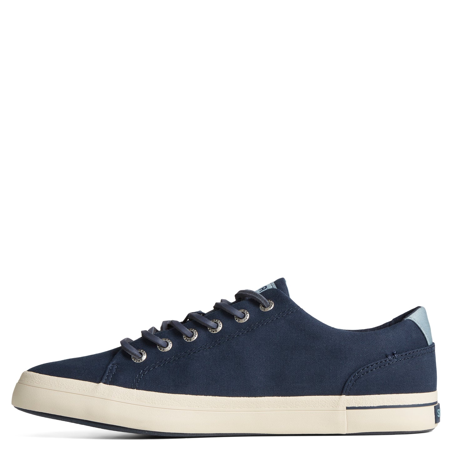 Peltz Shoes Men's Sperry Striper II LTT SeaCycled Sneaker NAVY STS25435