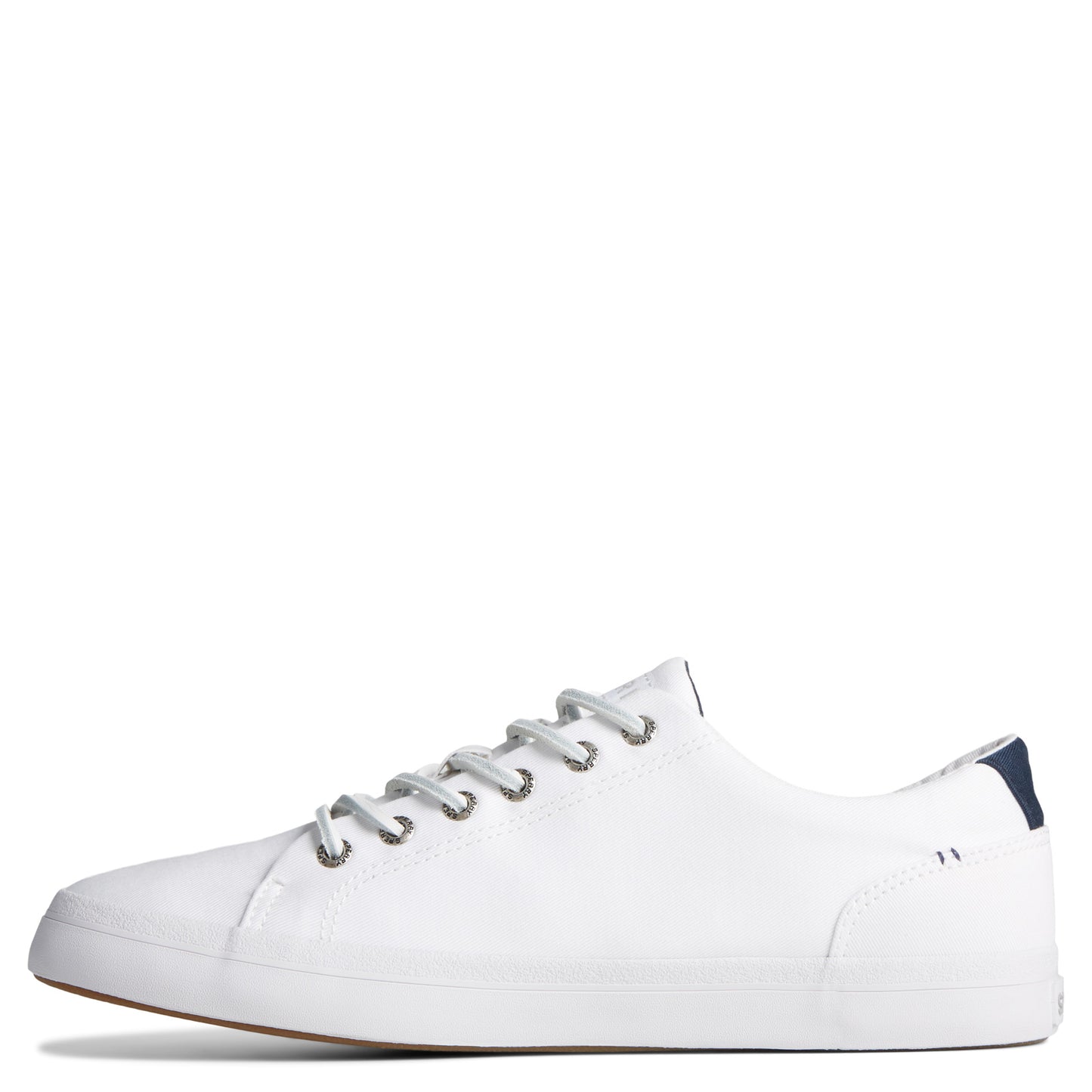 Peltz Shoes Men's Sperry Striper II LTT SeaCycled Sneaker WHITE STS25436