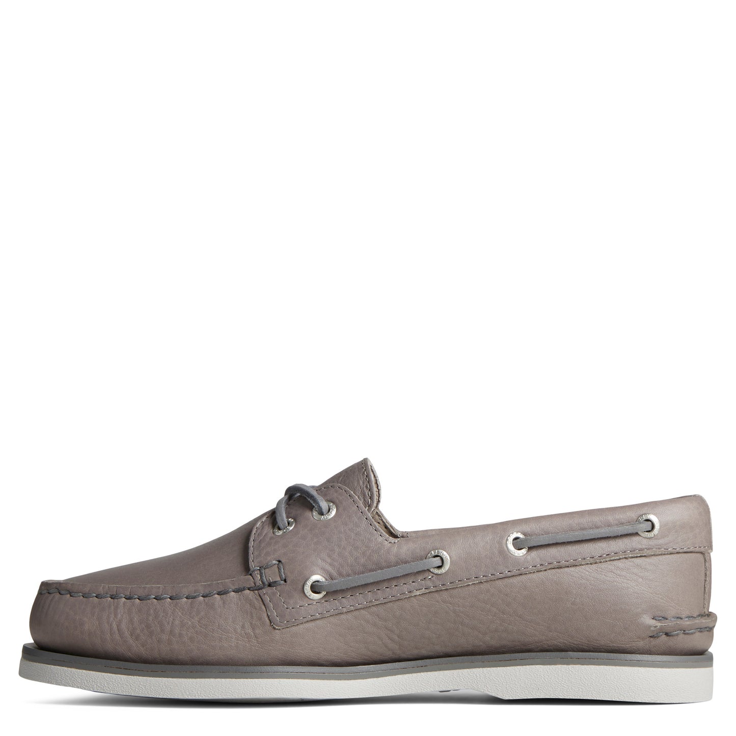 Peltz Shoes Men's Sperry Gold Cup Authentic Original Boat Shoe Grey Tumbled STS25503