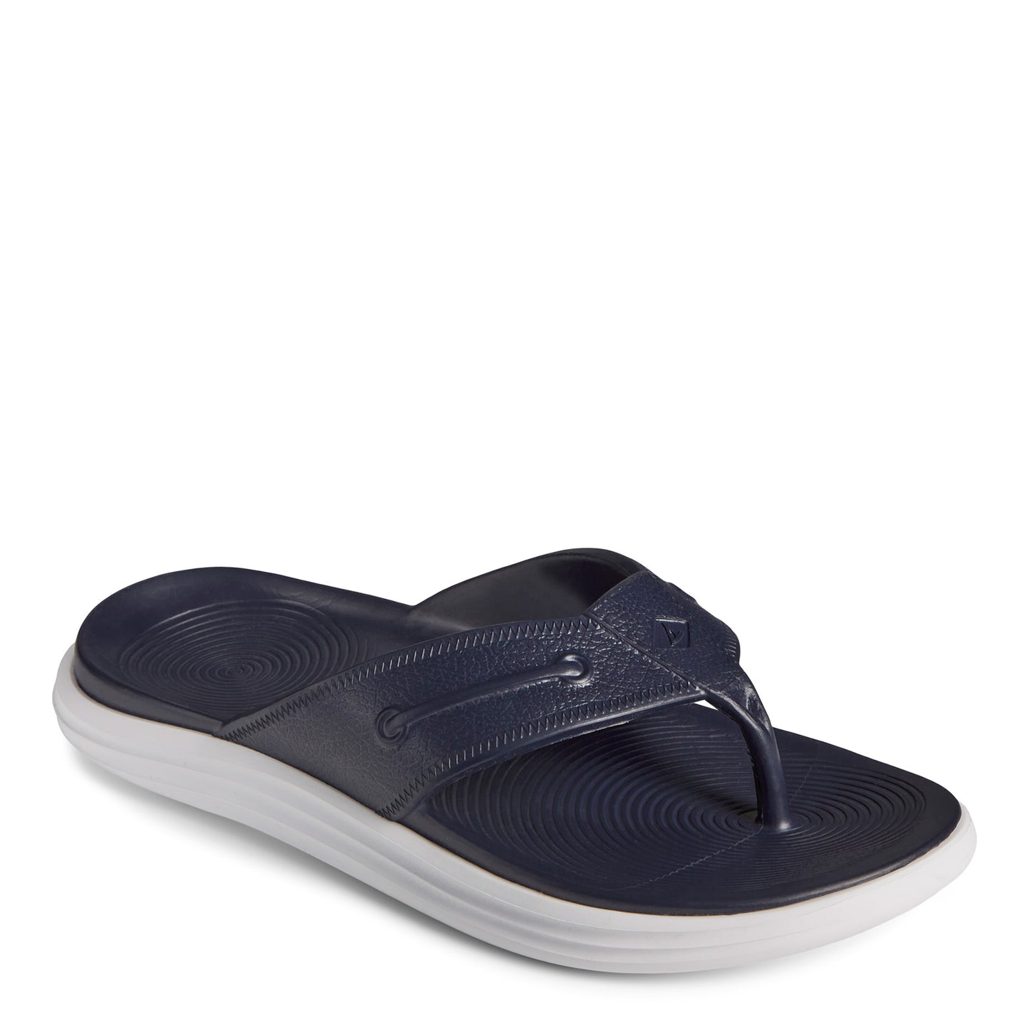 Peltz Shoes Women's Sperry Windward Float Flip Flop NAVY STS86579