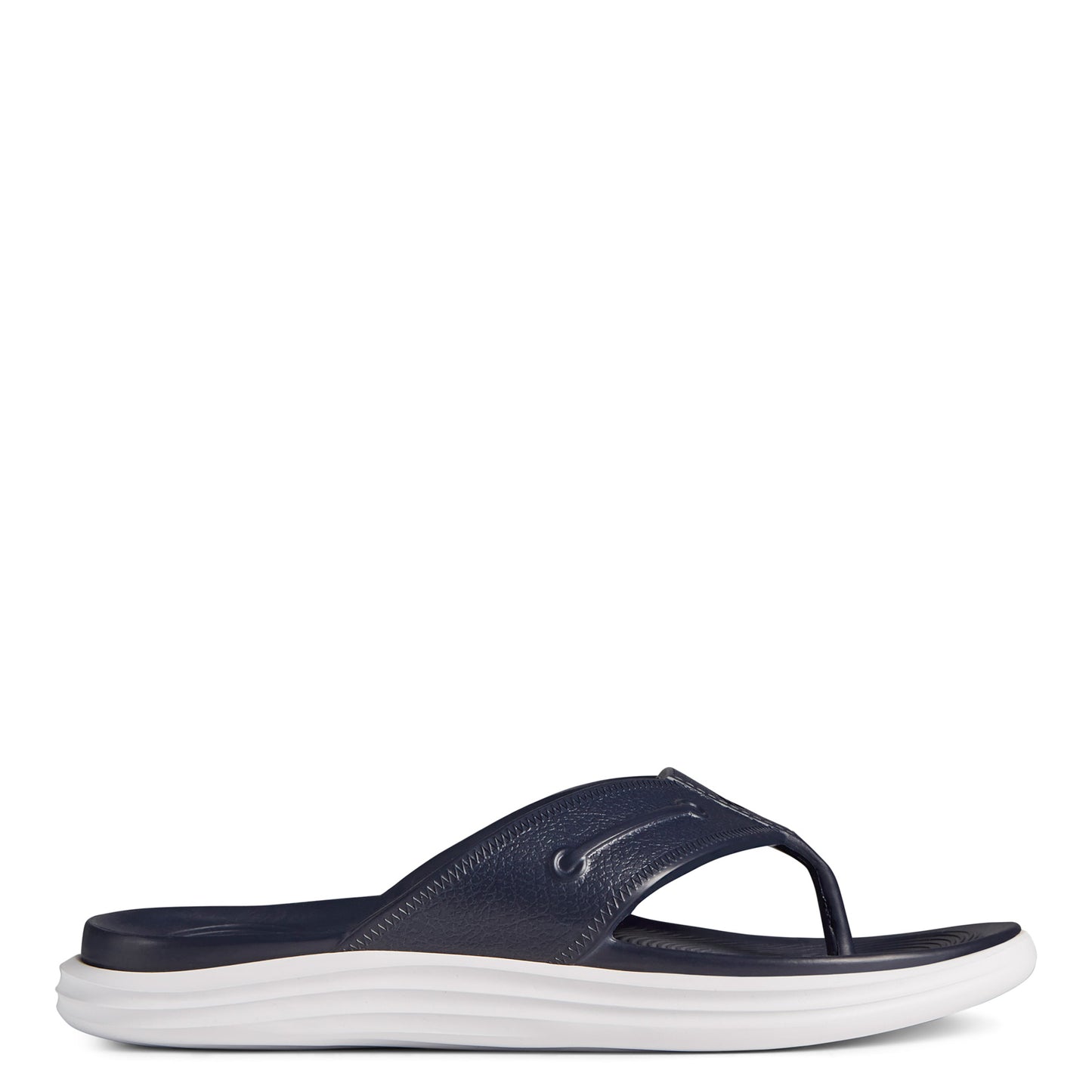 Peltz Shoes Women's Sperry Windward Float Flip Flop NAVY STS86579