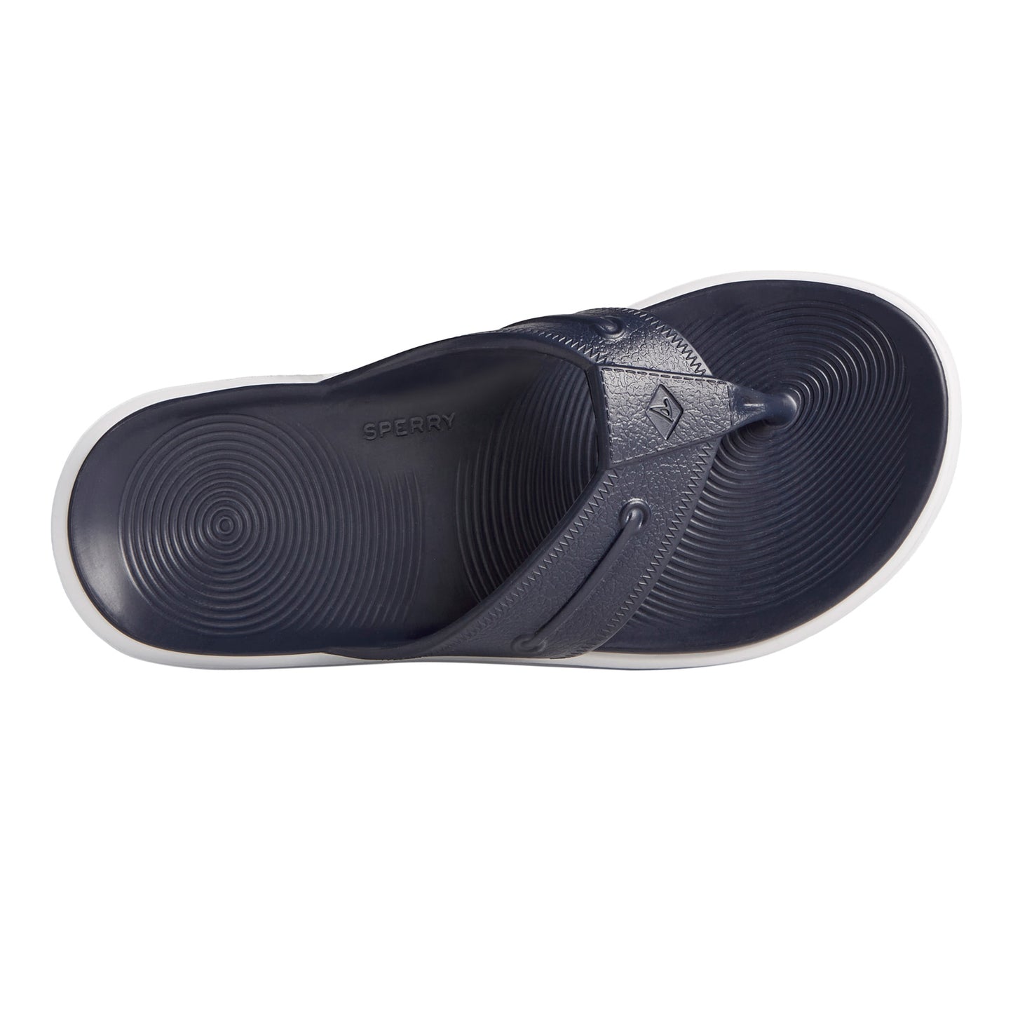 Peltz Shoes Women's Sperry Windward Float Flip Flop NAVY STS86579