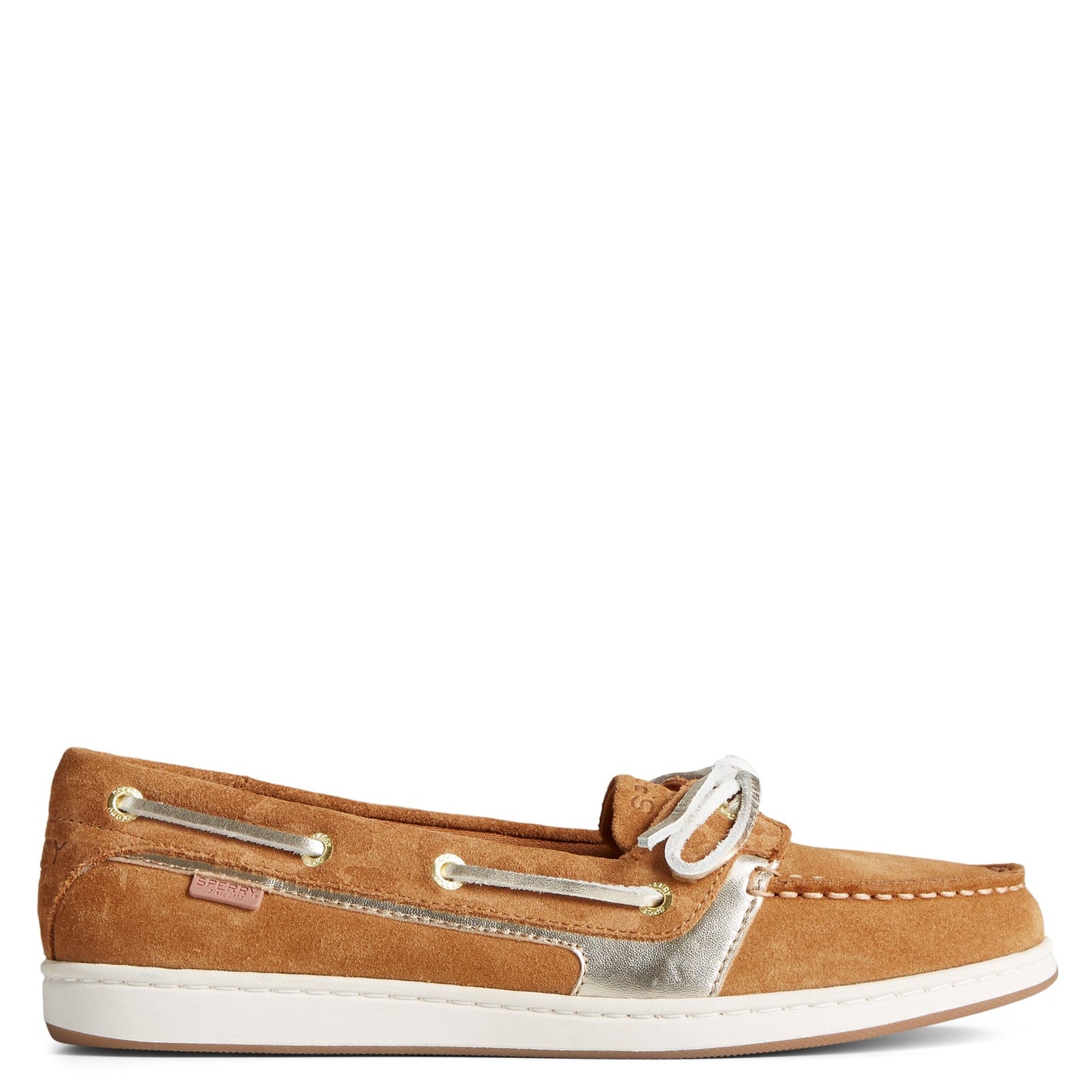 Peltz Shoes Women's Sperry Starfish Boat Shoe TAN CHEETAH STS86666