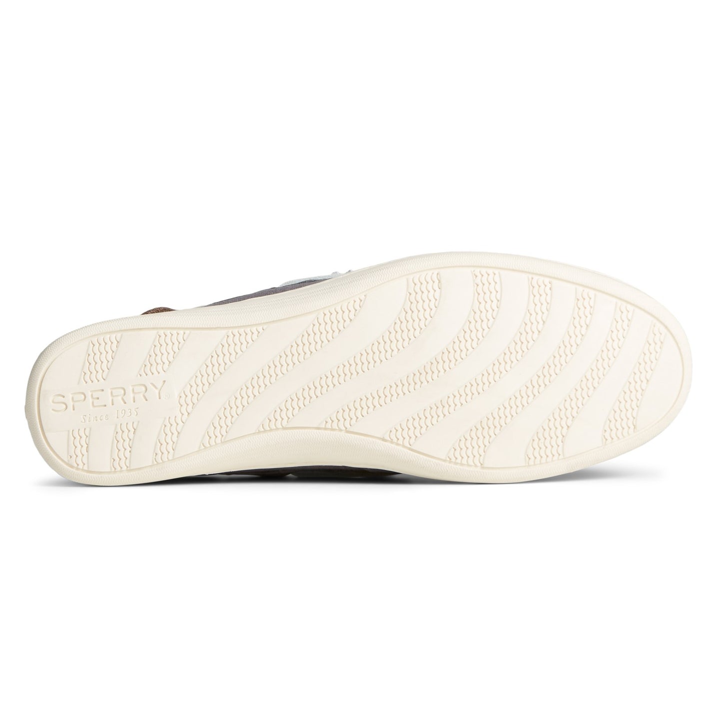 Peltz Shoes Women's Sperry Songfish Boat Shoe GREY STS86824