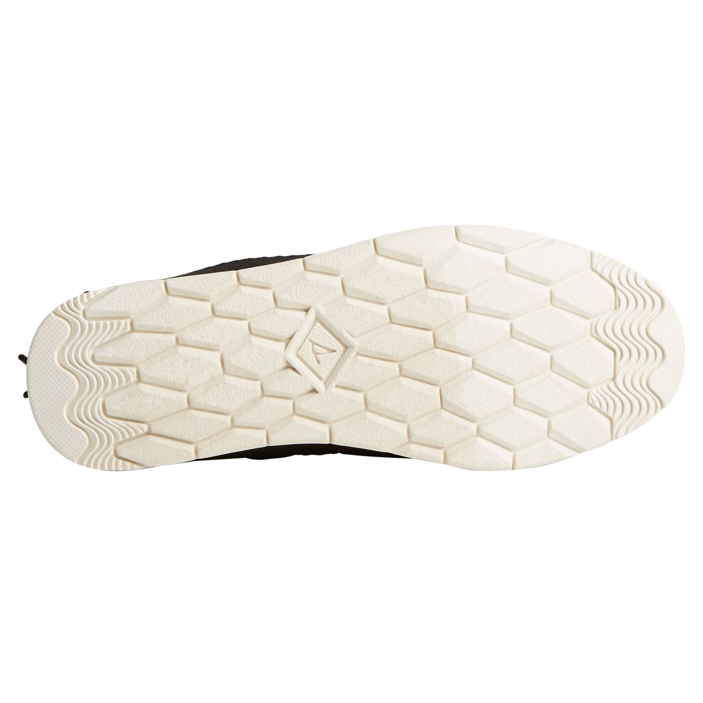 Peltz Shoes Women's Sperry Quilted Moc-Sider Slip-On BLACK STS87049