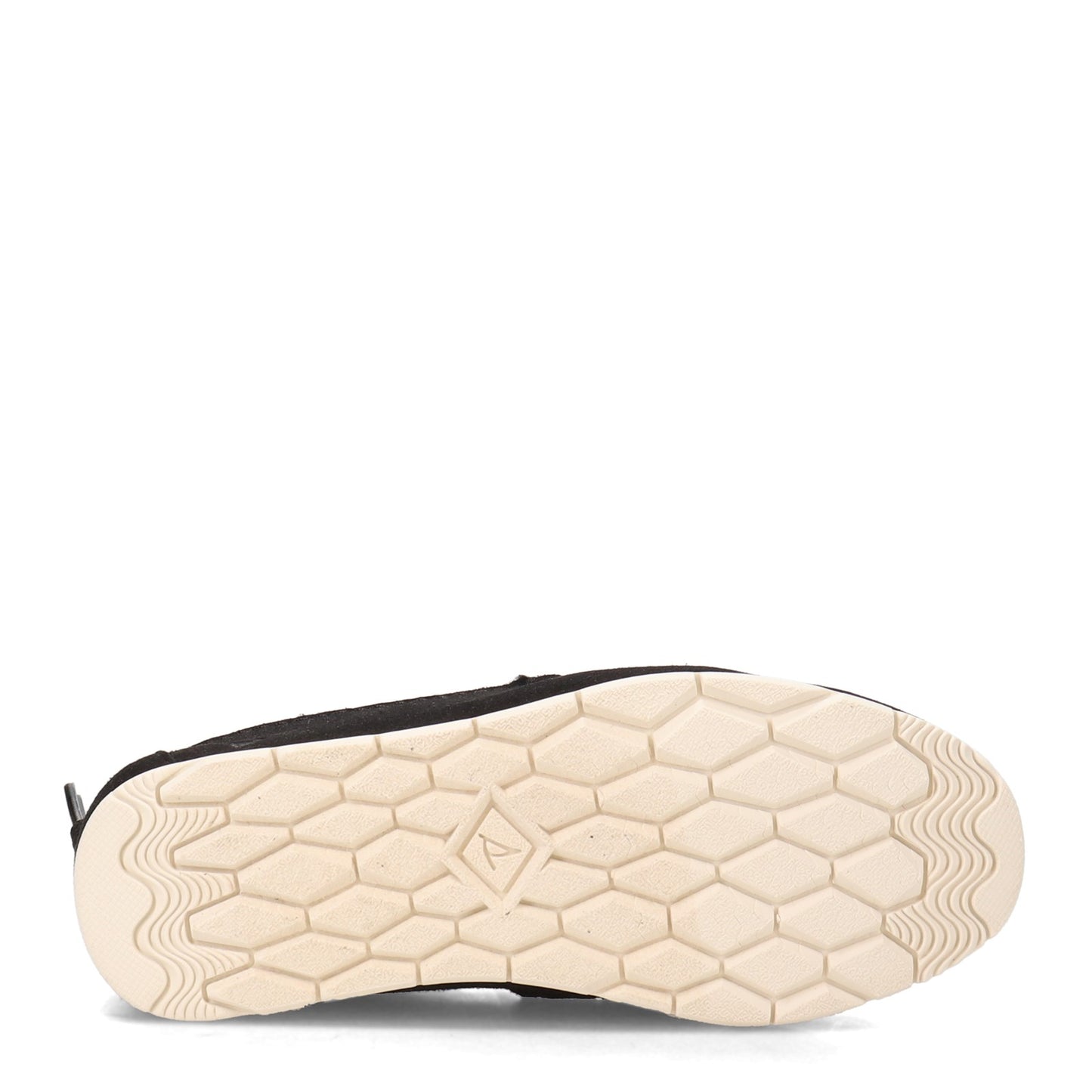Peltz Shoes Women's Sperry Quilted Moc-Sider Slip-On BLACK STS87049