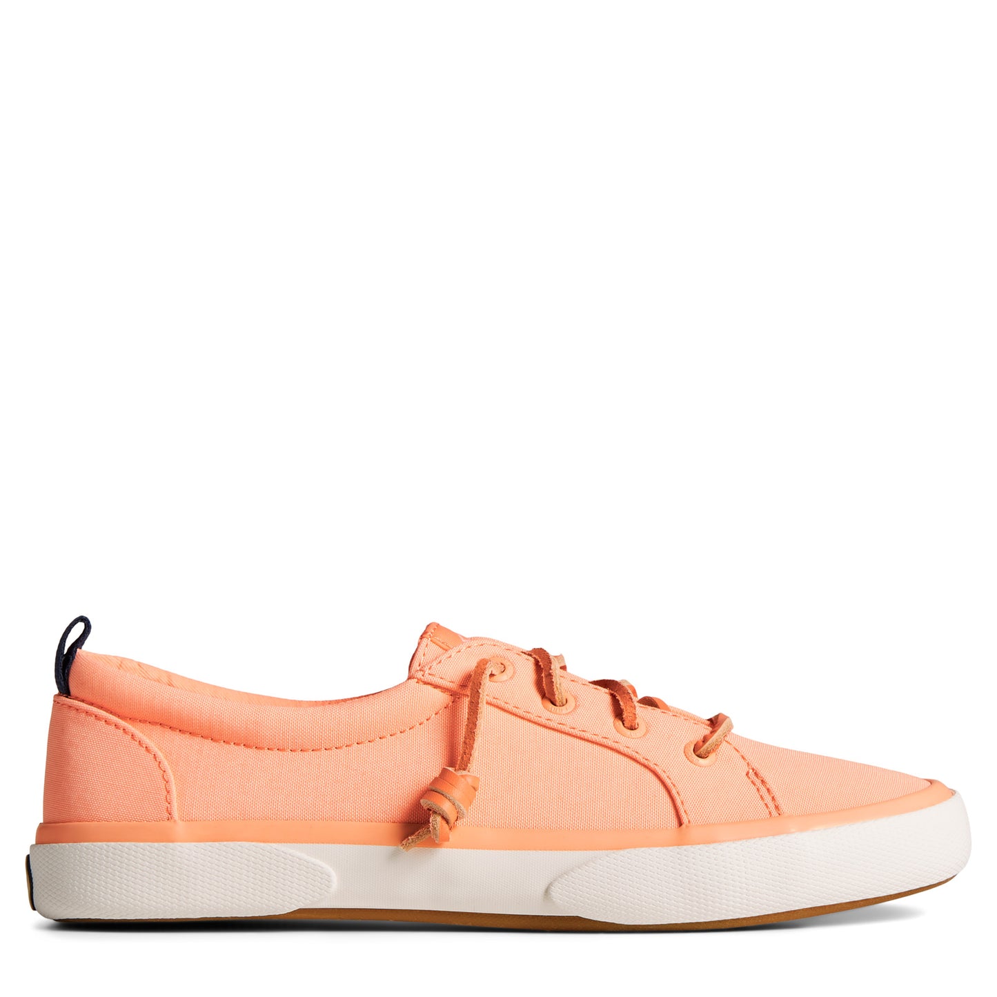 Peltz Shoes Women's Sperry Pier Wave LTT Sneaker PEACH STS87256