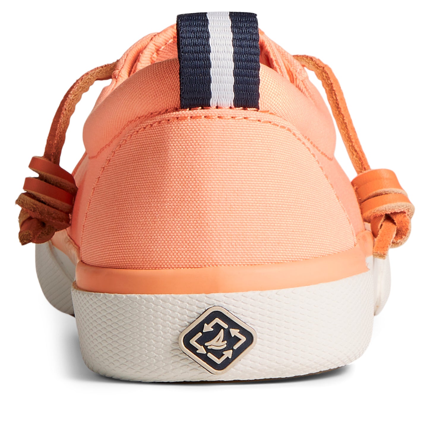 Peltz Shoes Women's Sperry Pier Wave LTT Sneaker PEACH STS87256