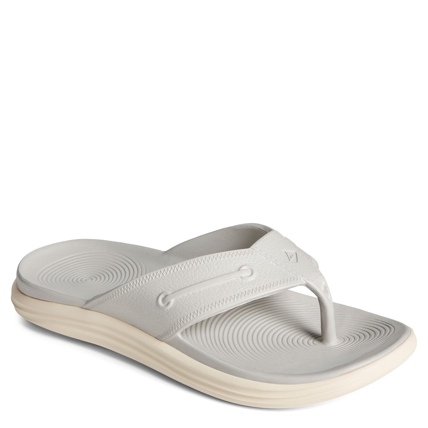 Peltz Shoes Women's Sperry Windward Float Flip Flop GRAY STS87390