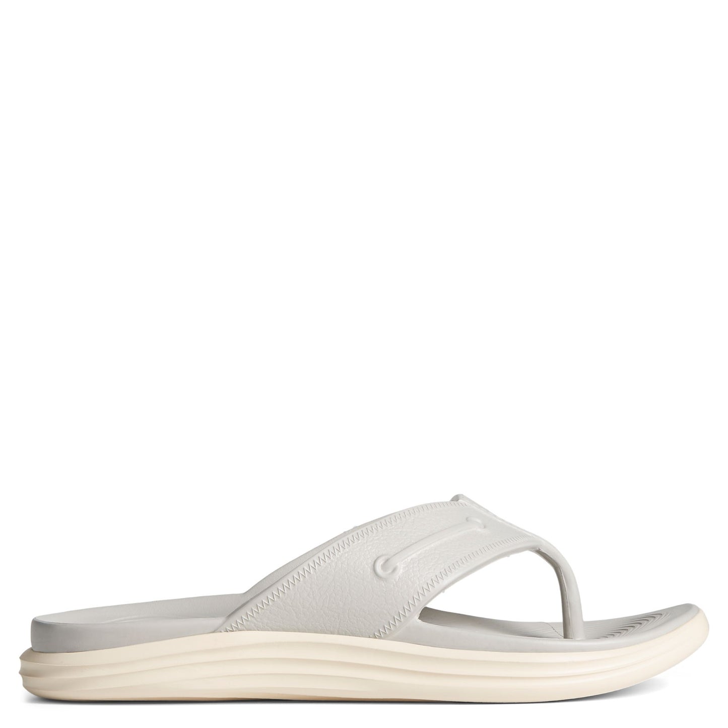 Peltz Shoes Women's Sperry Windward Float Flip Flop GRAY STS87390