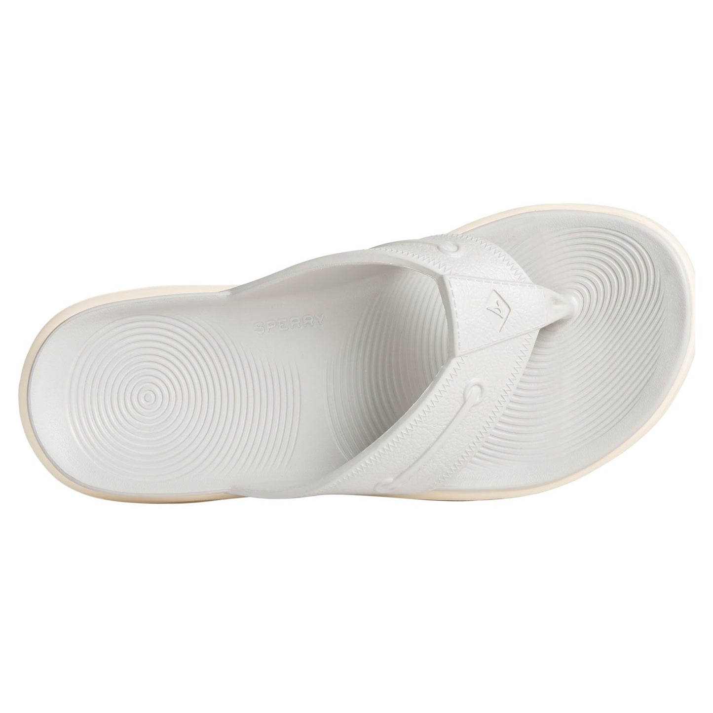 Peltz Shoes Women's Sperry Windward Float Flip Flop GRAY STS87390